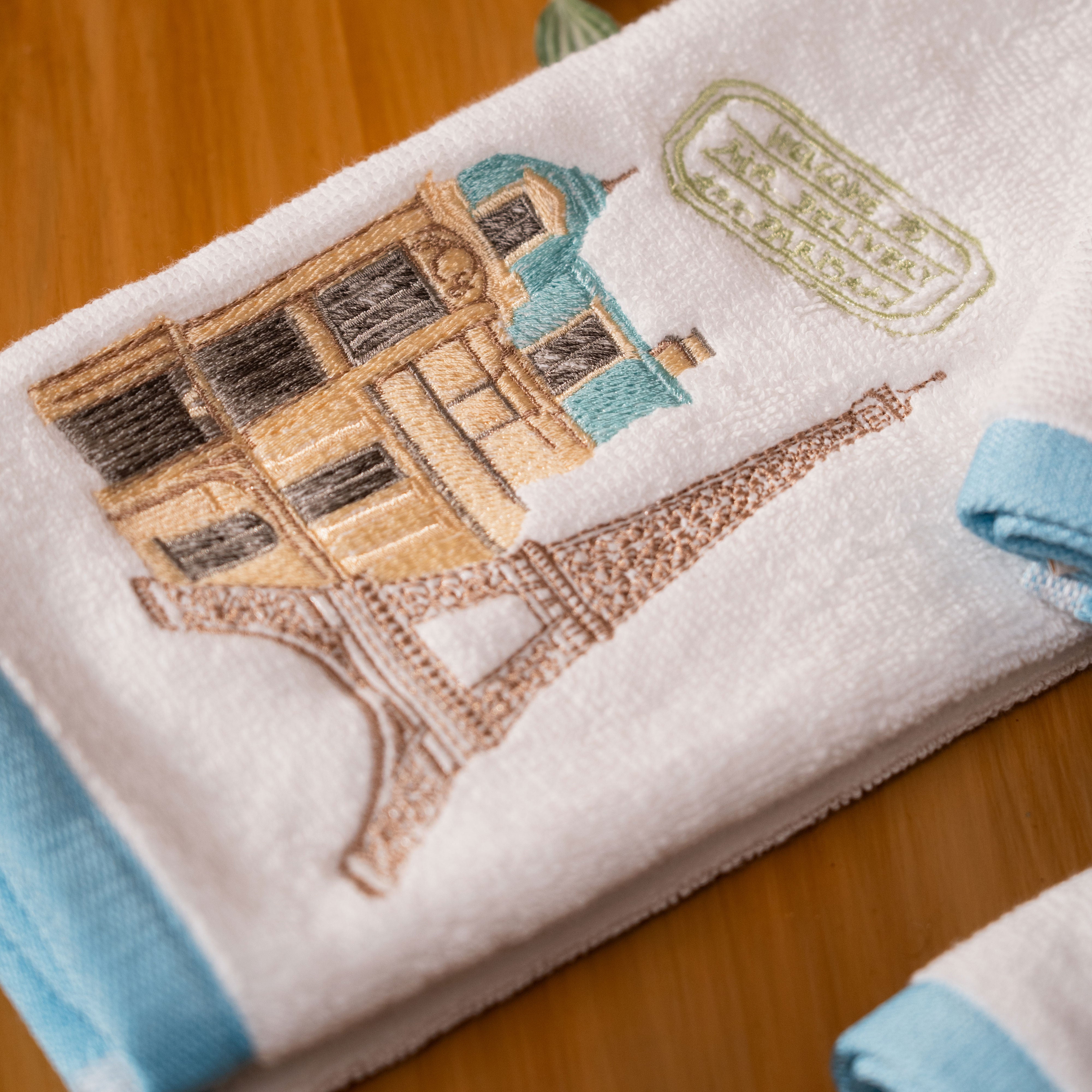 Passport To Wonderland Hand & Face Towels - Set of 3