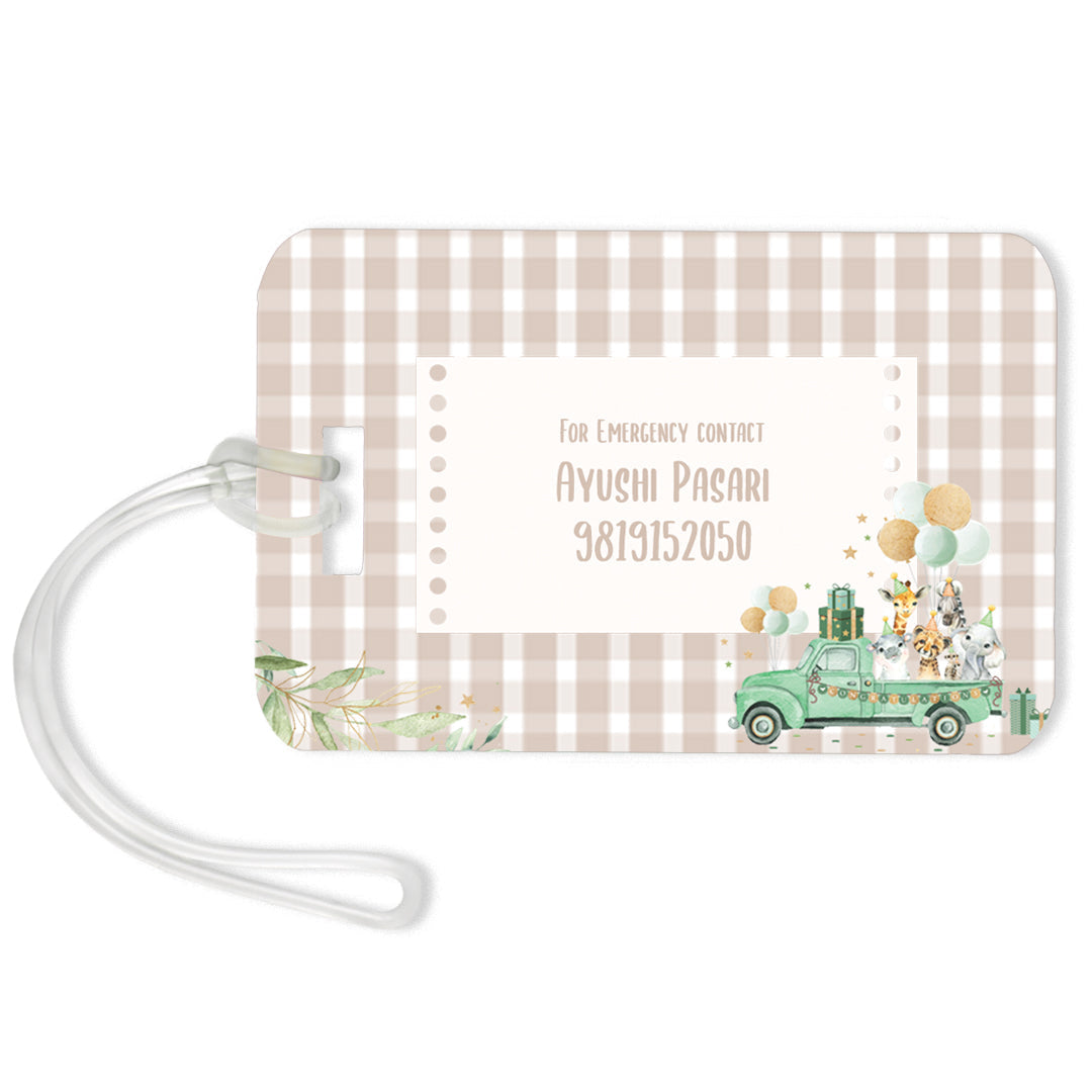 Safari Fun Luggage Tag