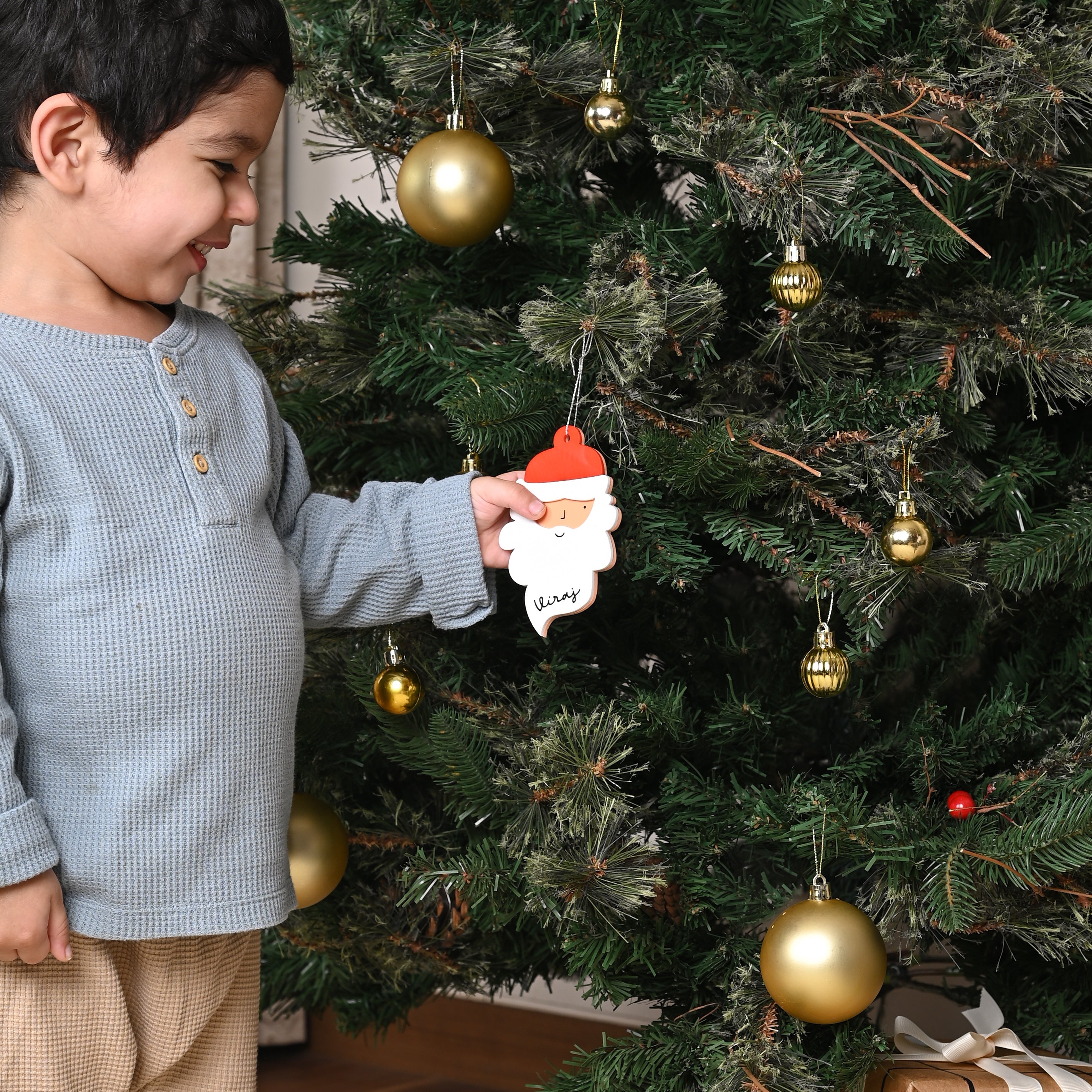 Layered Ornament - Santa