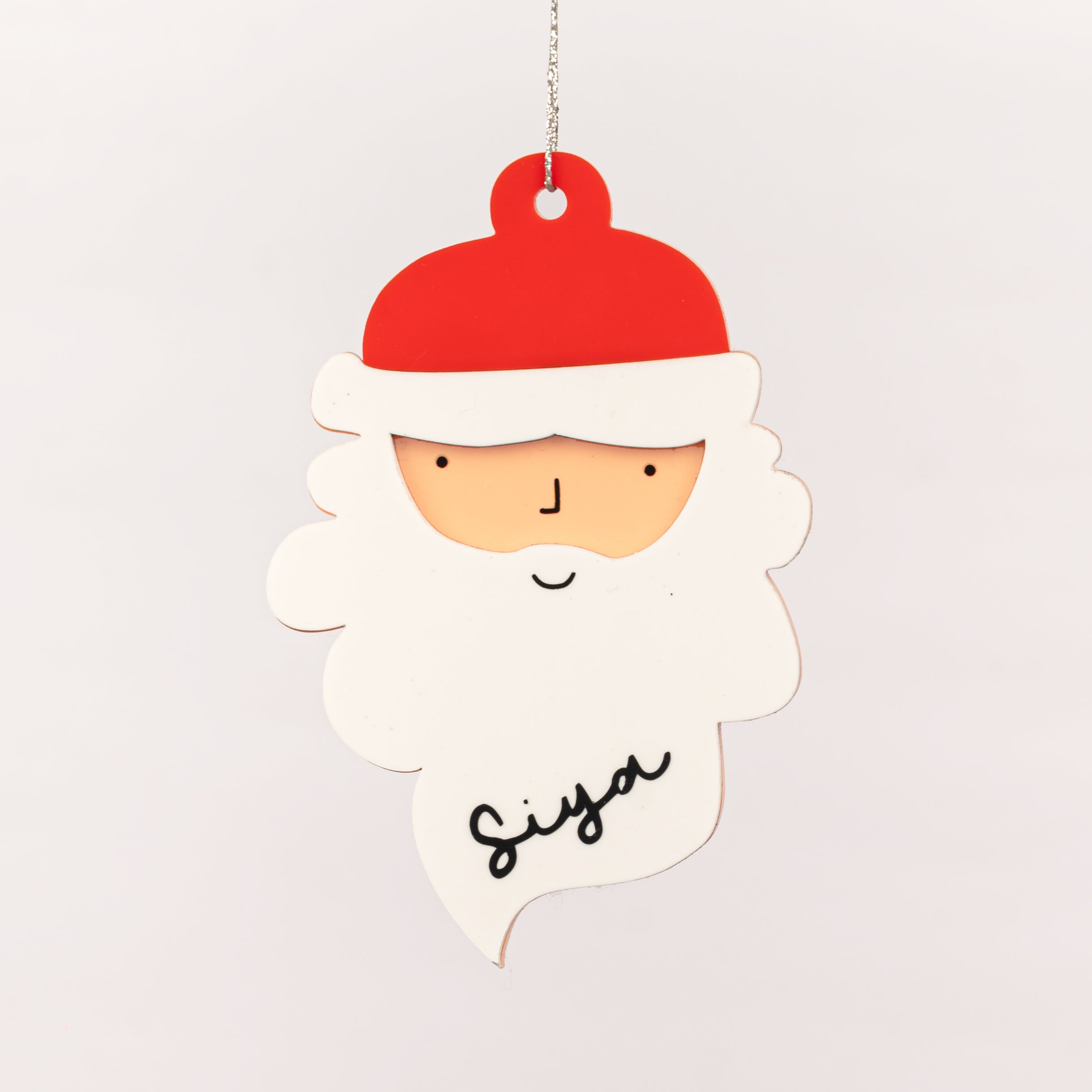 Layered Ornament - Santa