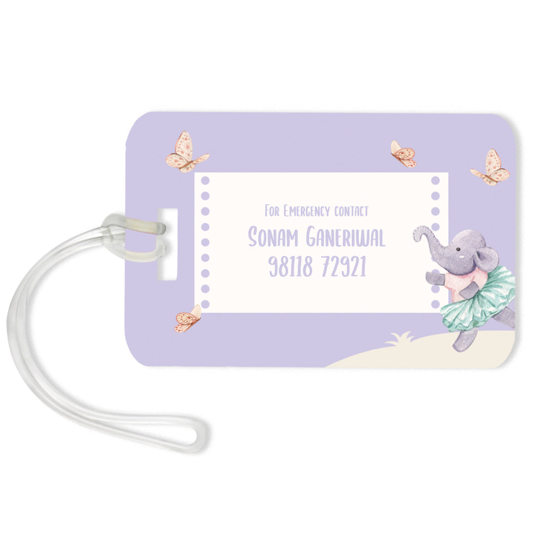Shake it like Elie Luggage Tag