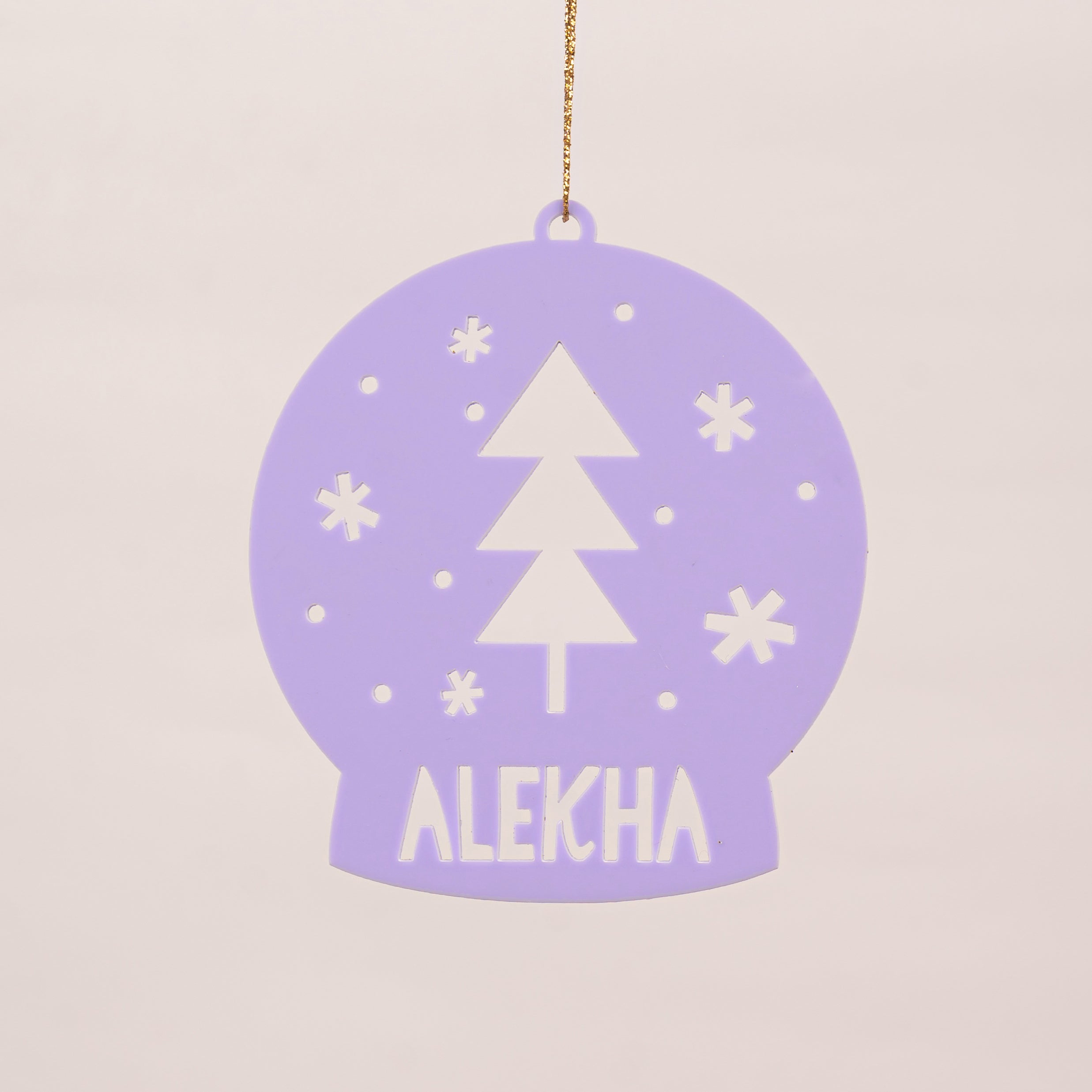 Xmas Shape Ornament - Snowglobe