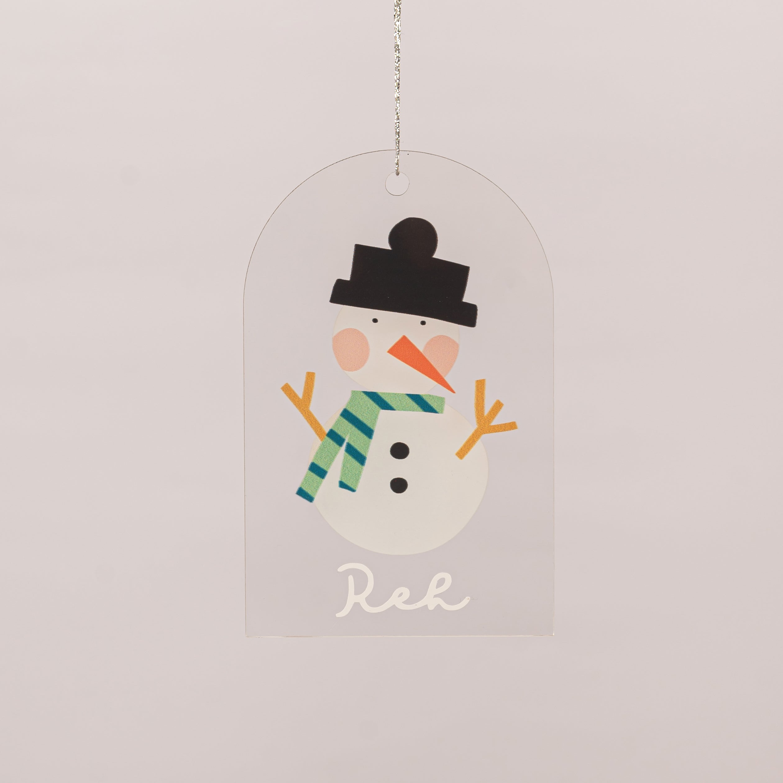 Printed Ornament - Snowman