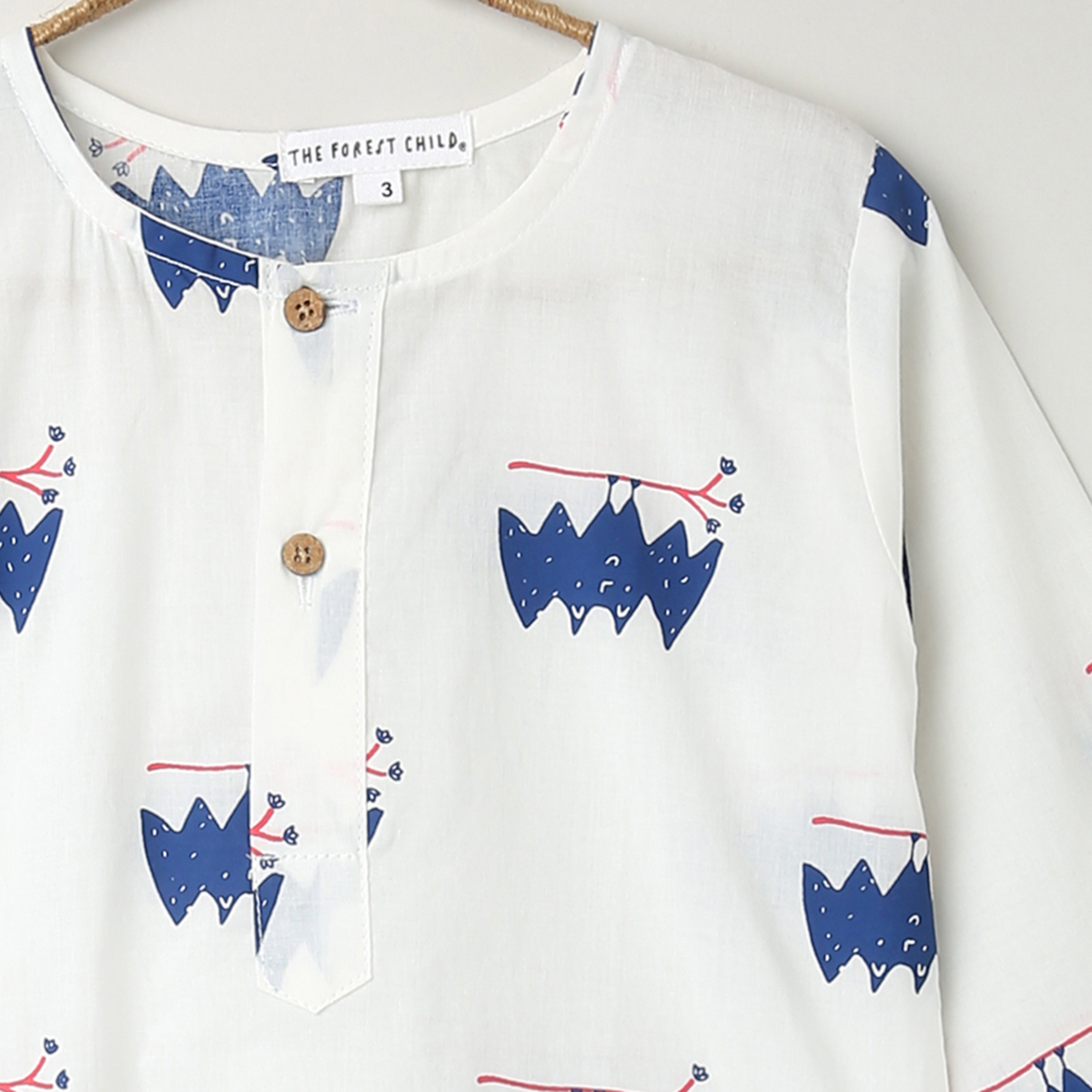 A Colony of Bats' Kurta Pyjama Set