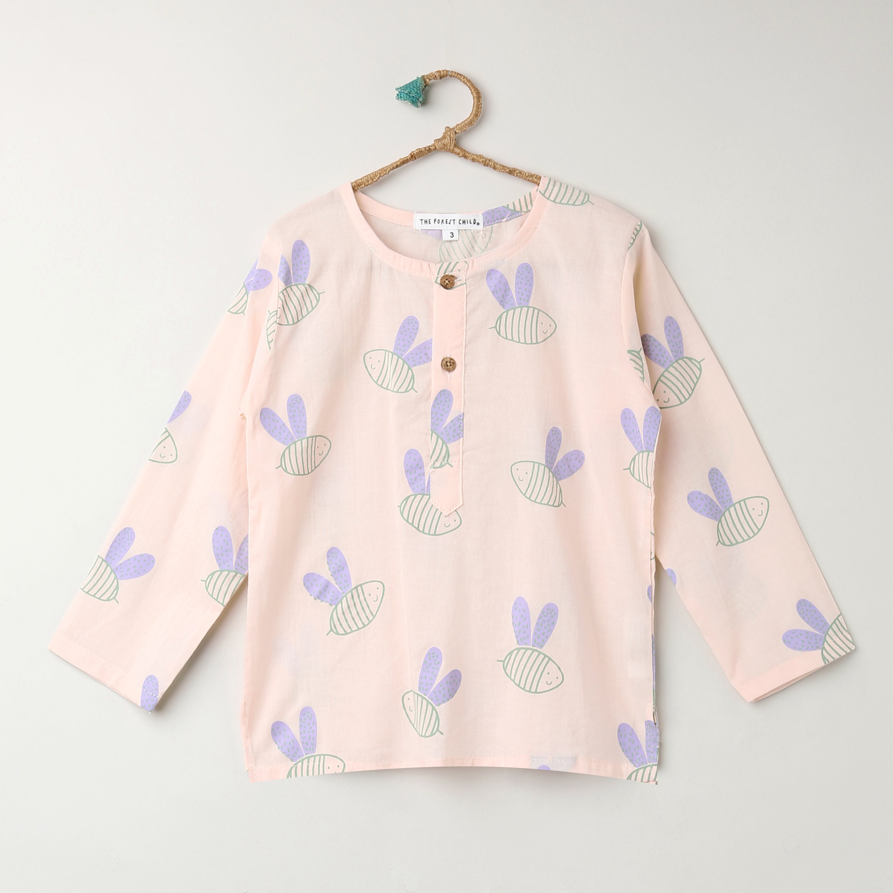 A Swarm OF Bees' Kurta Pyjama Set