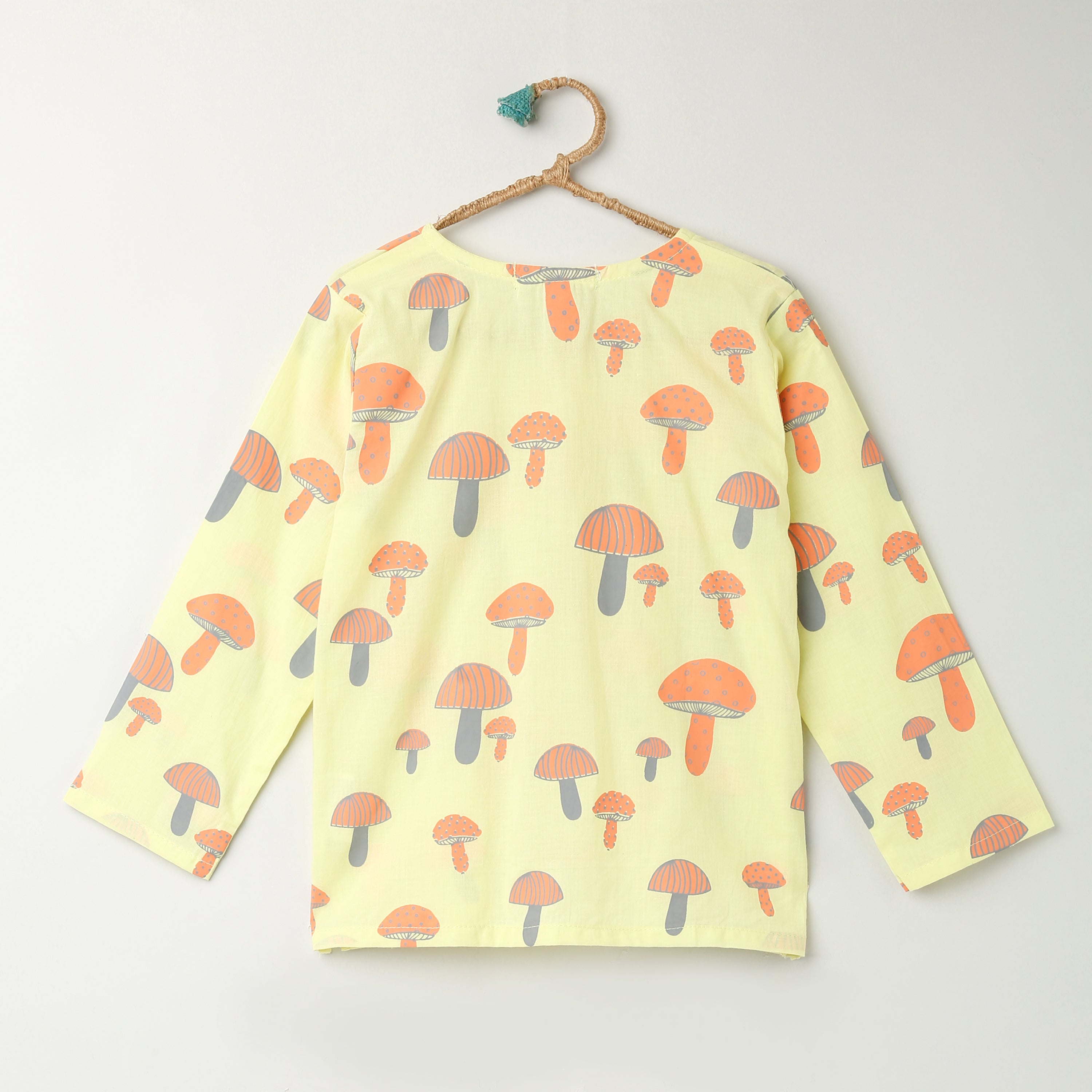 A Cluster of Mushrooms' Kurta Pyjama Set