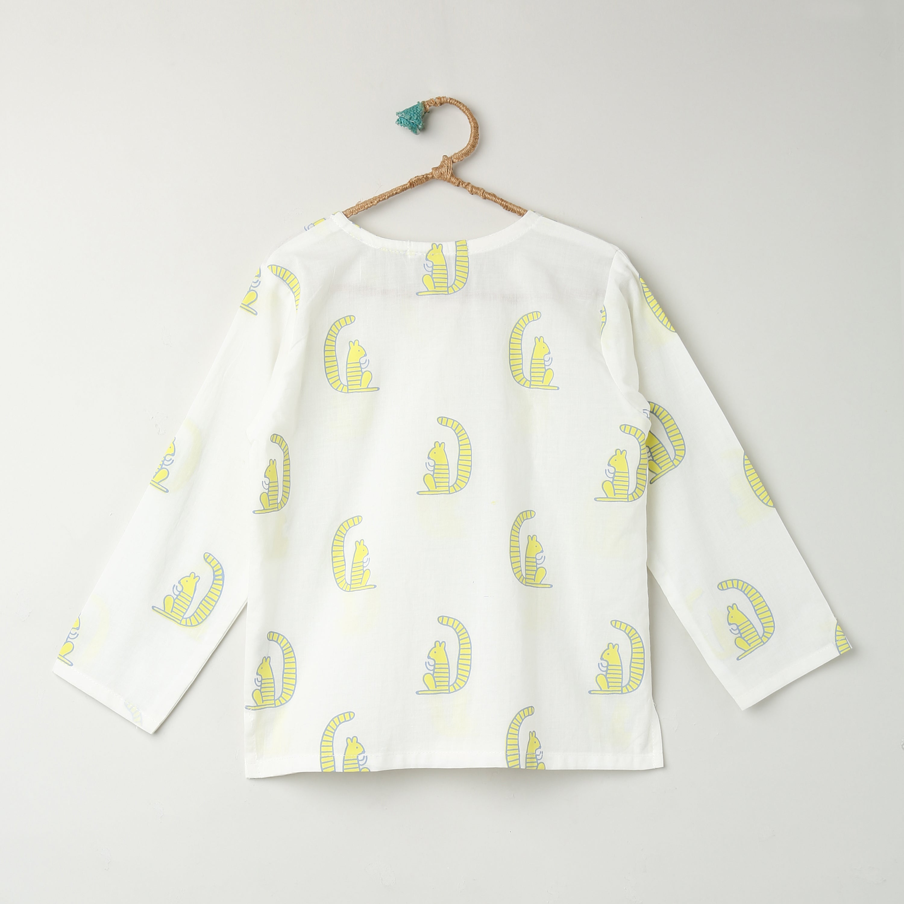 A Scurry of Squirrels' Kurta Pyjama Set