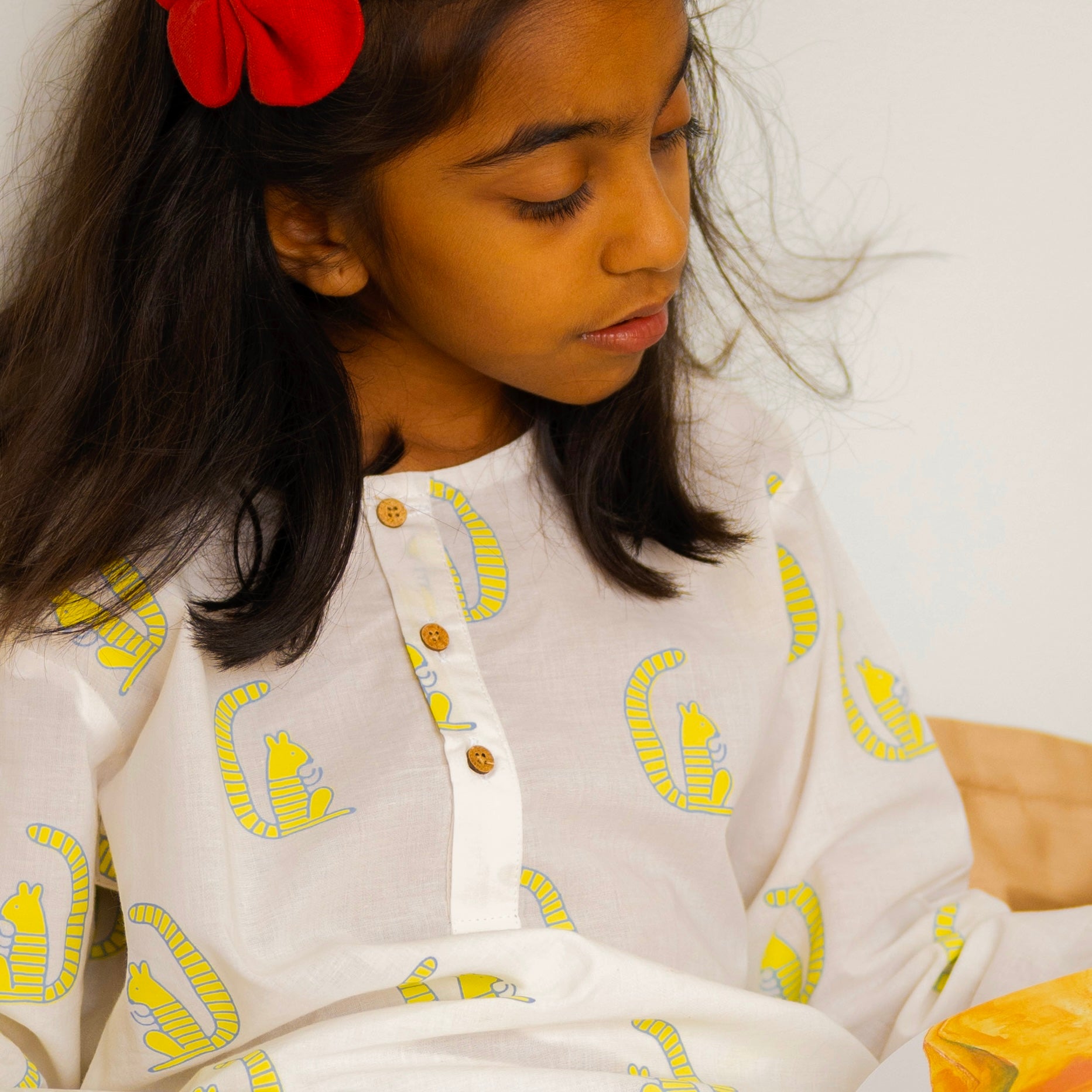 A Scurry of Squirrels' Kurta Pyjama Set