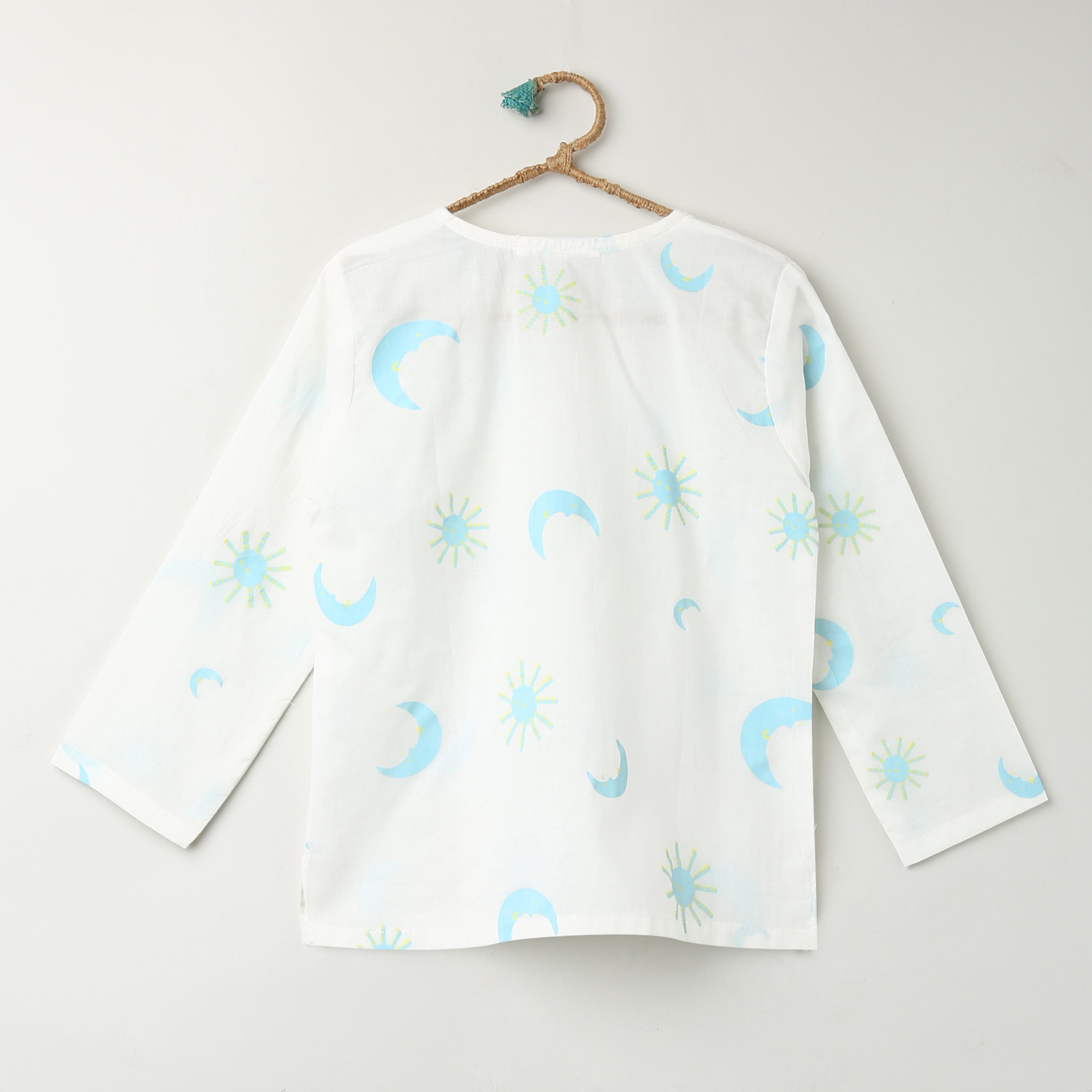 Sun and Moon' Kurta Pyjama Set
