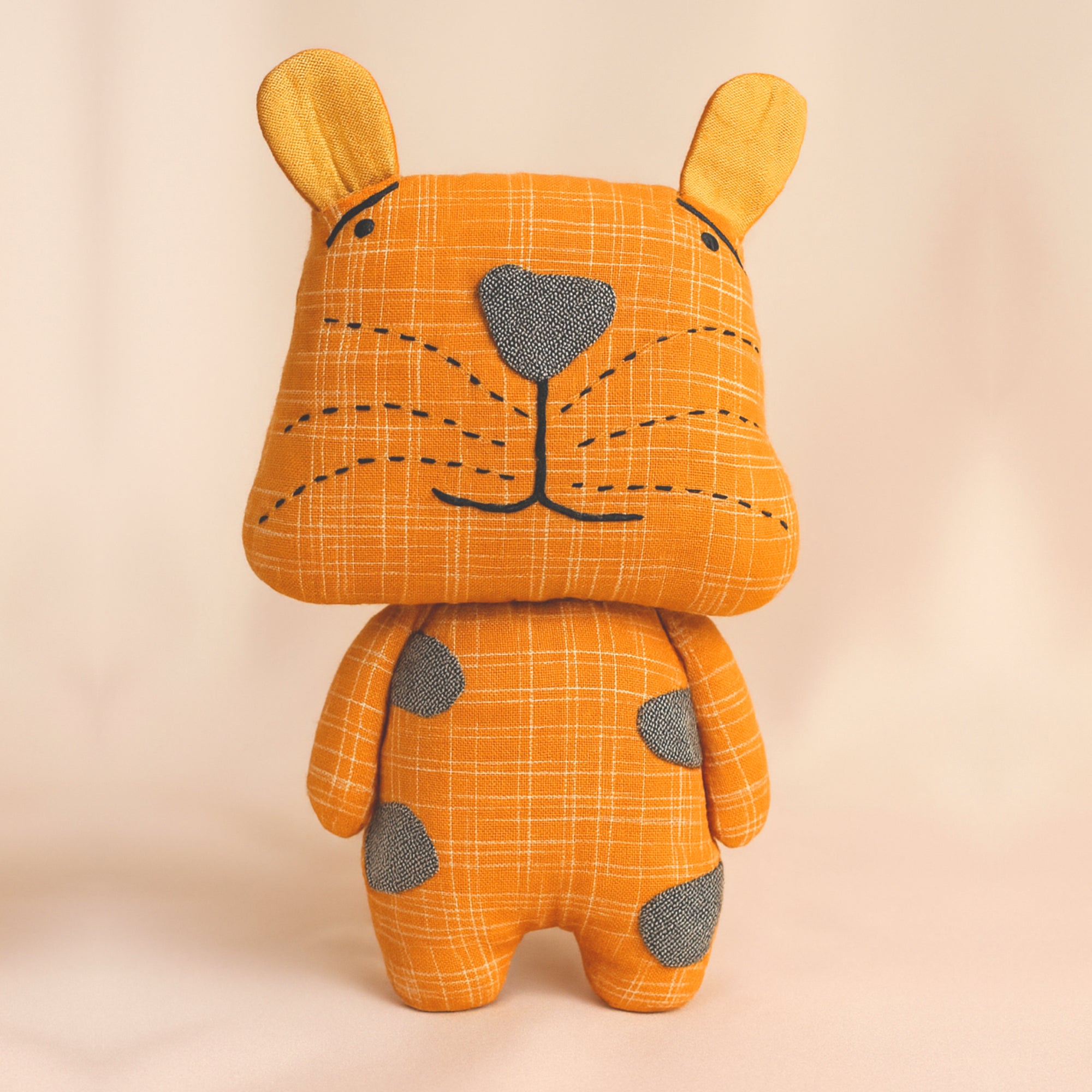 Tiger Handmade Organic Fabric Toy