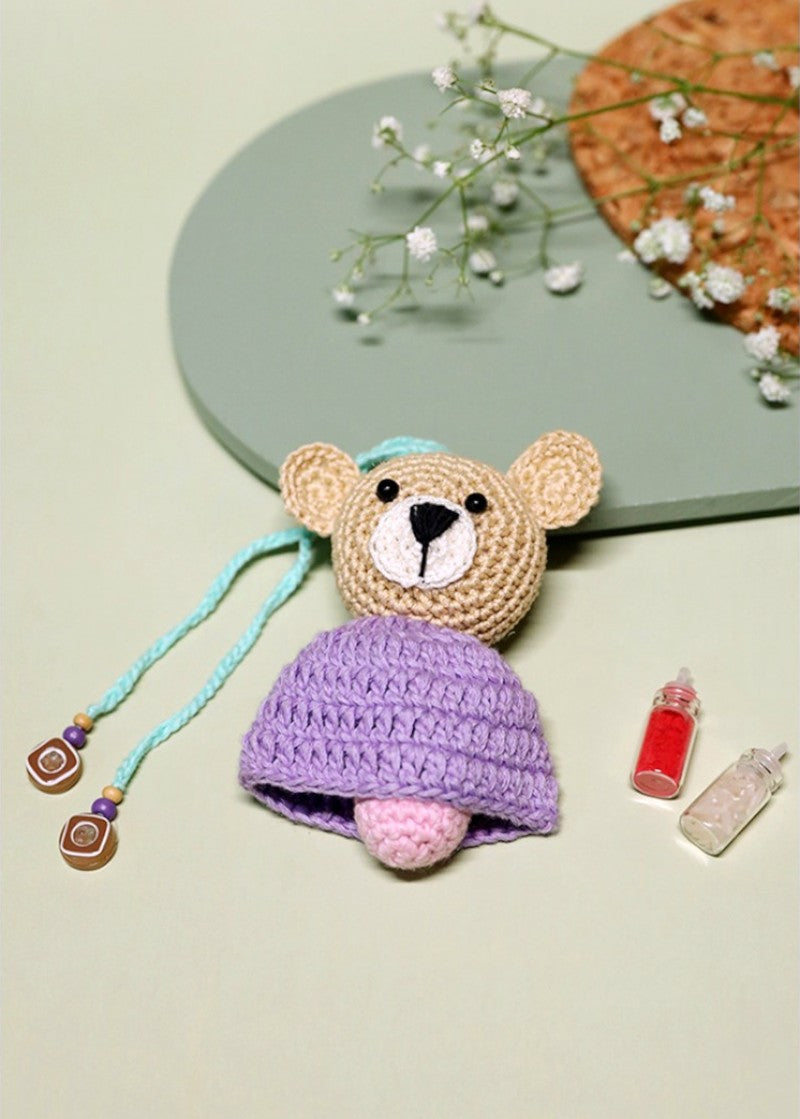 Teddy Hug handmade crochet rakhi by Haute By Hand – Raksha Bandhan keepsake India