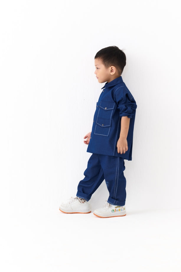 DOUBLE PATCH POCKET SHIRT CO-ORD