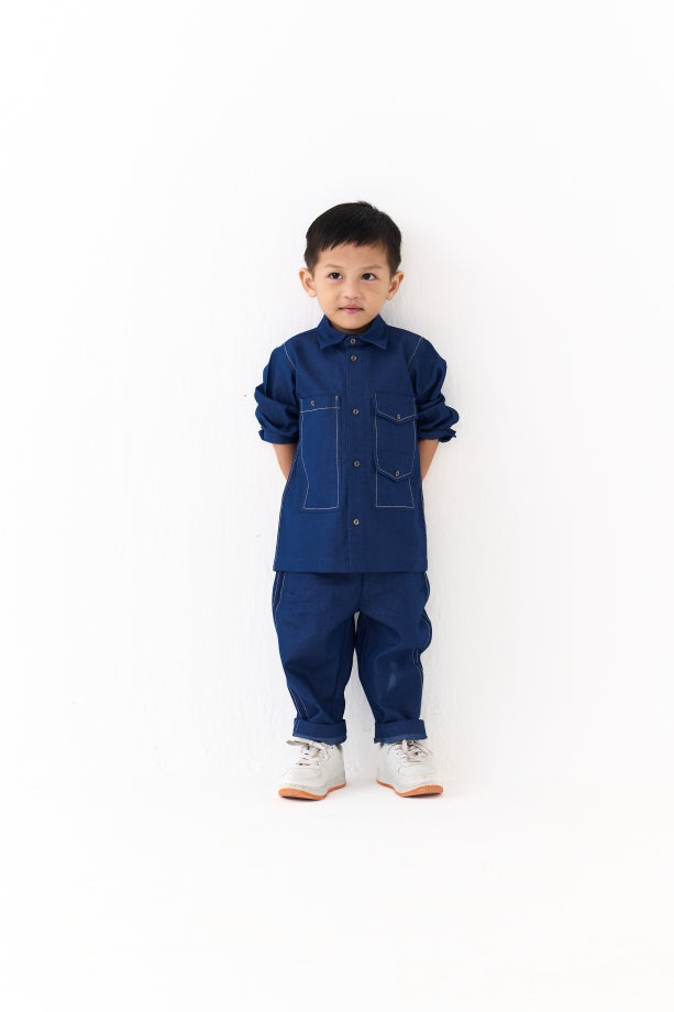 DOUBLE PATCH POCKET SHIRT CO-ORD