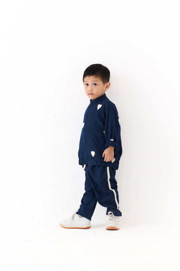 EMB. BOMBER JACKET CO-ORD