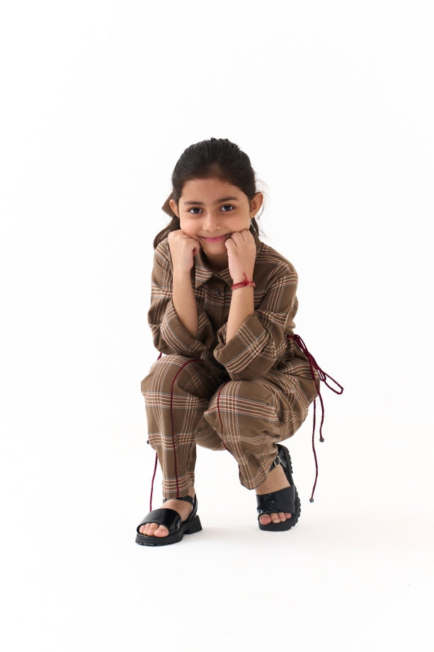 SIDE DRAWSTRING SHIRT CO-ORD