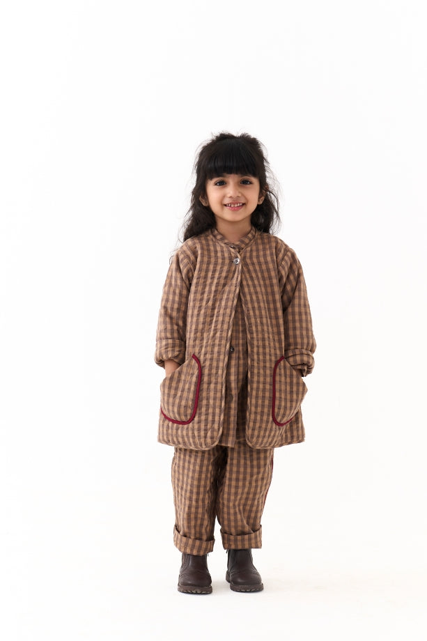 QUILTED JACKET CO-ORD - SET OF 3