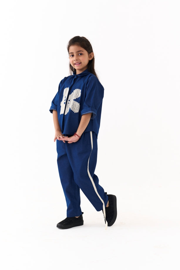 EMB. FLORAL SHIRT CO-ORD