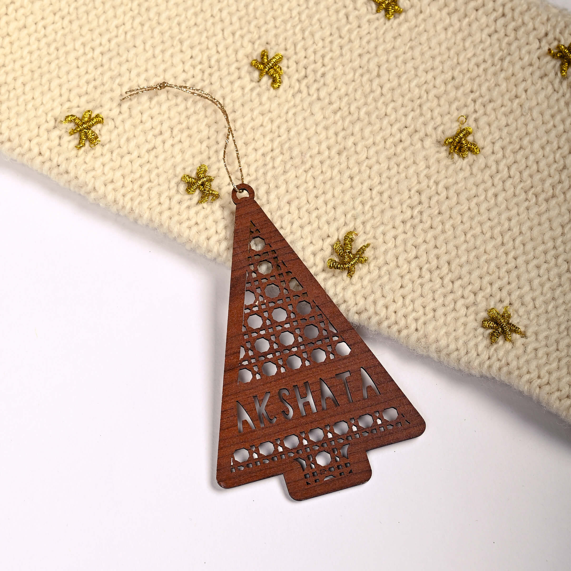 Rattan Ornament - Tree