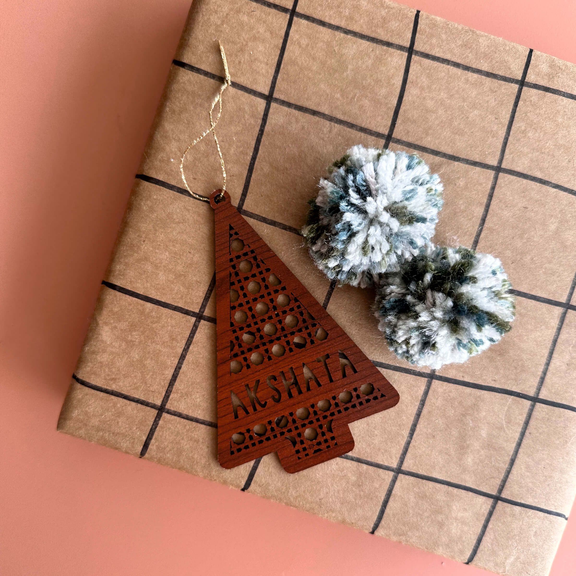 Rattan Ornament - Tree