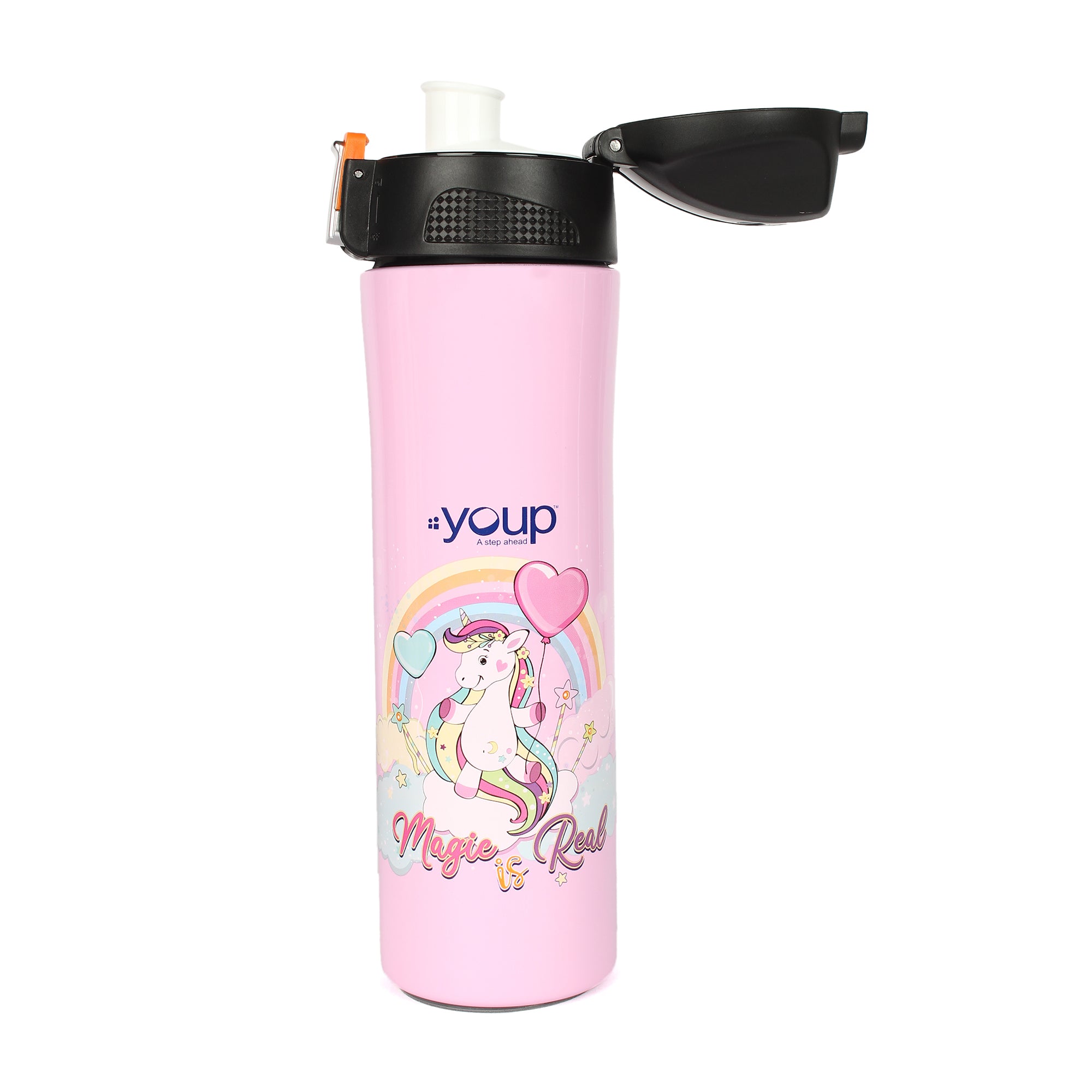 Stainless Steel Kids Insulated Unicorn Sipper Bottle Rolex-500 Ml