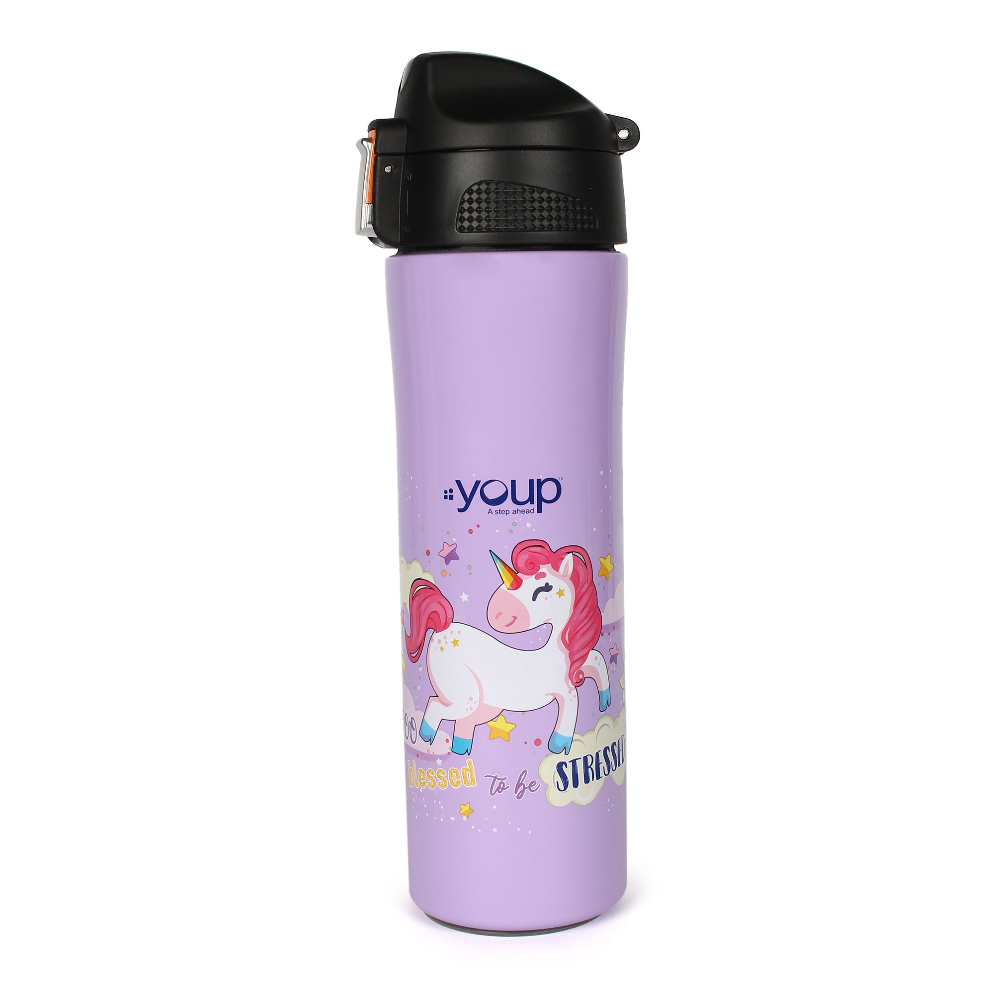 Stainless Steel Kids Insulated Unicorn Sipper Bottle Rolex-500 Ml