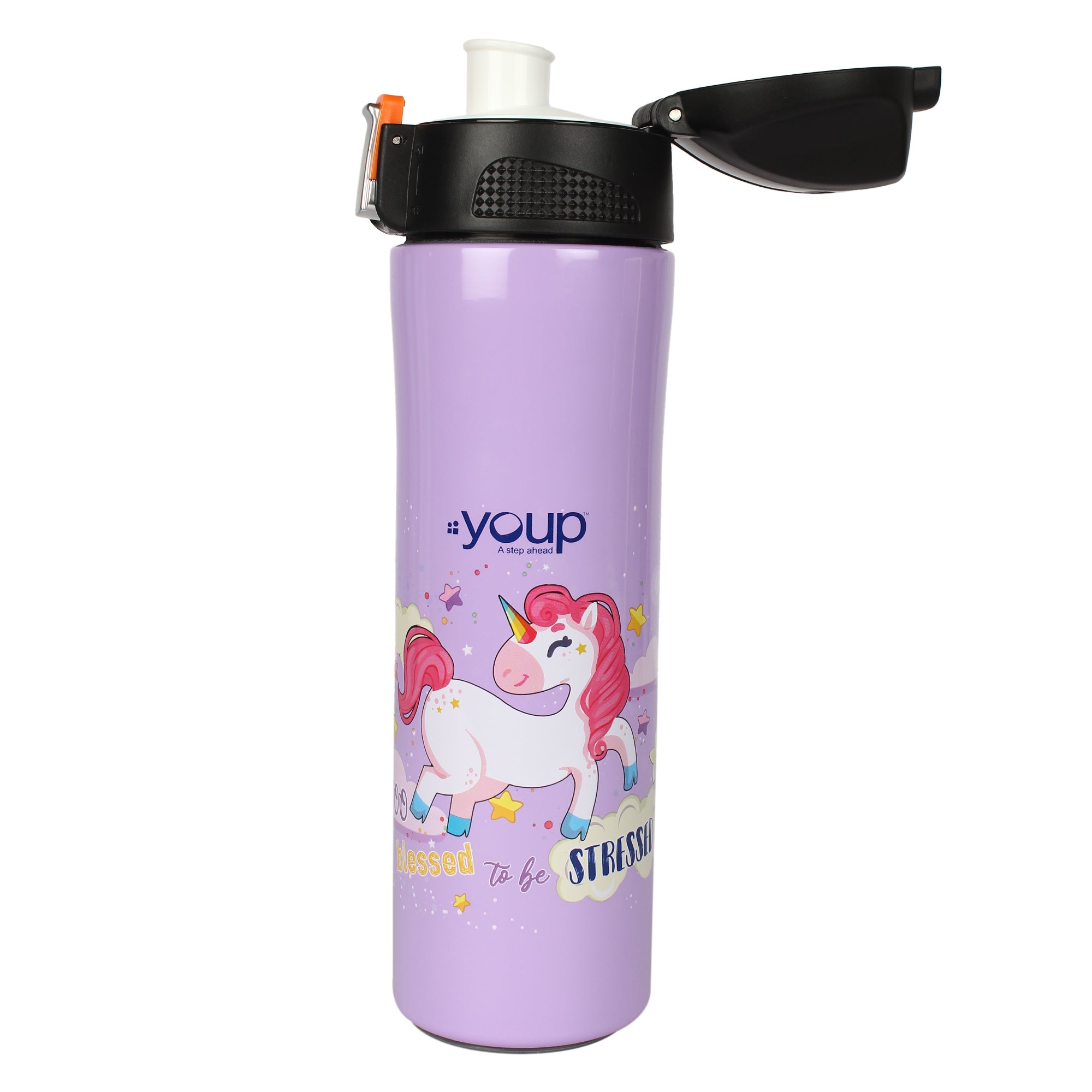 Stainless Steel Kids Insulated Unicorn Sipper Bottle Rolex-500 Ml