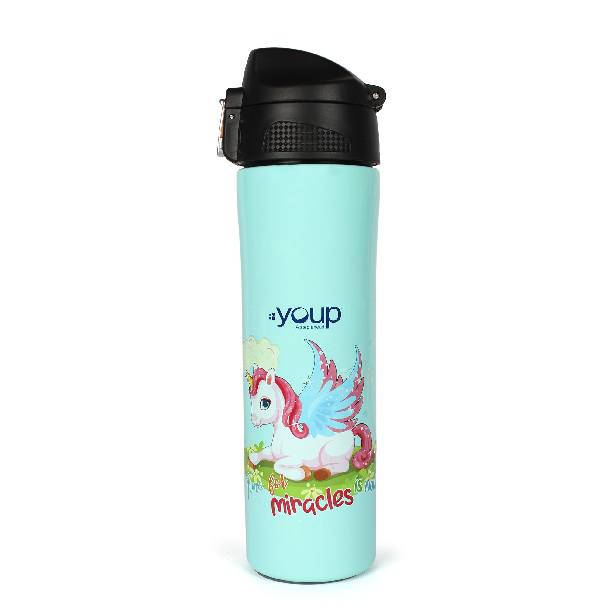 Stainless Steel Kids Insulated Unicorn Sipper Bottle Rolex-500 Ml