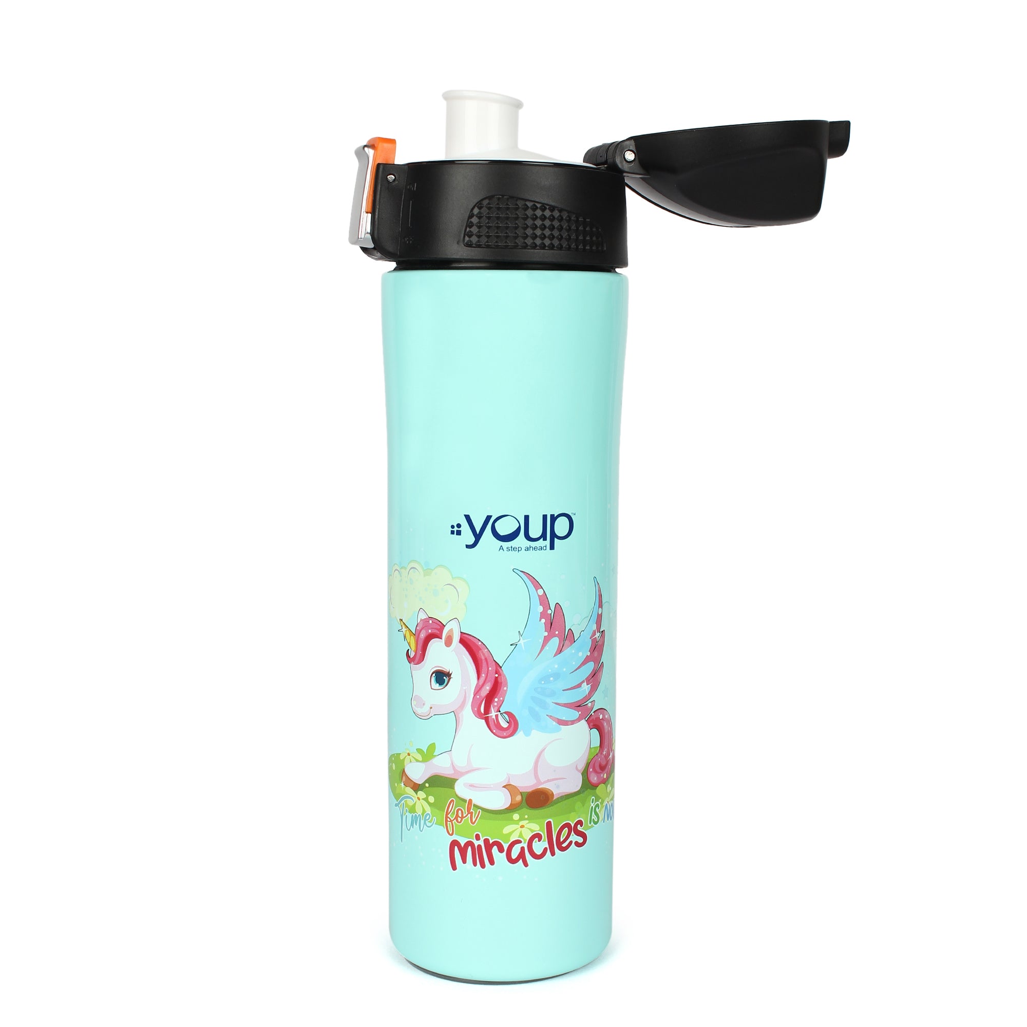 Stainless Steel Kids Insulated Unicorn Sipper Bottle Rolex-500 Ml