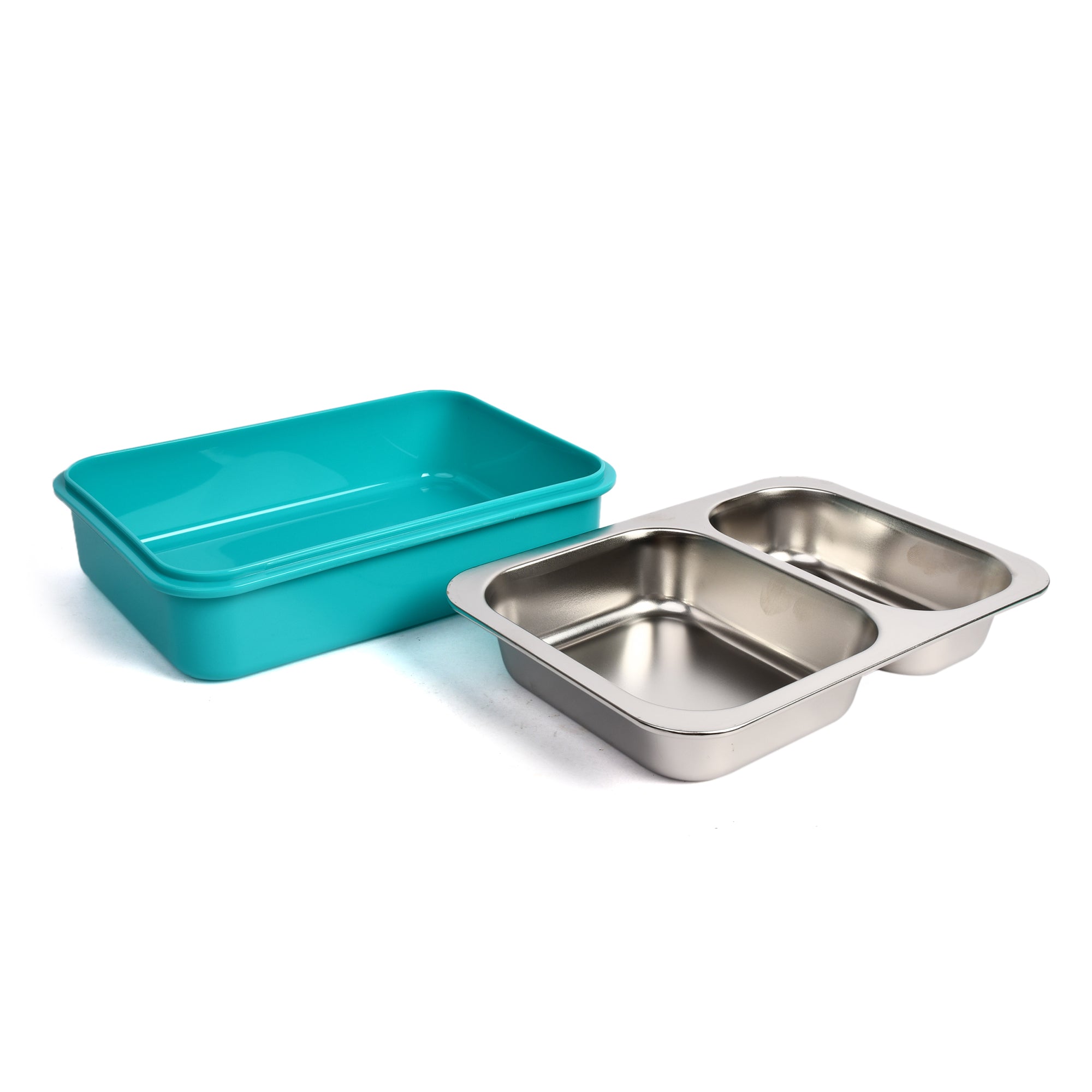 Stainless Steel Unicorn Theme Kids Bento Lunch Box With 2 Compartments Picnic-750 Ml