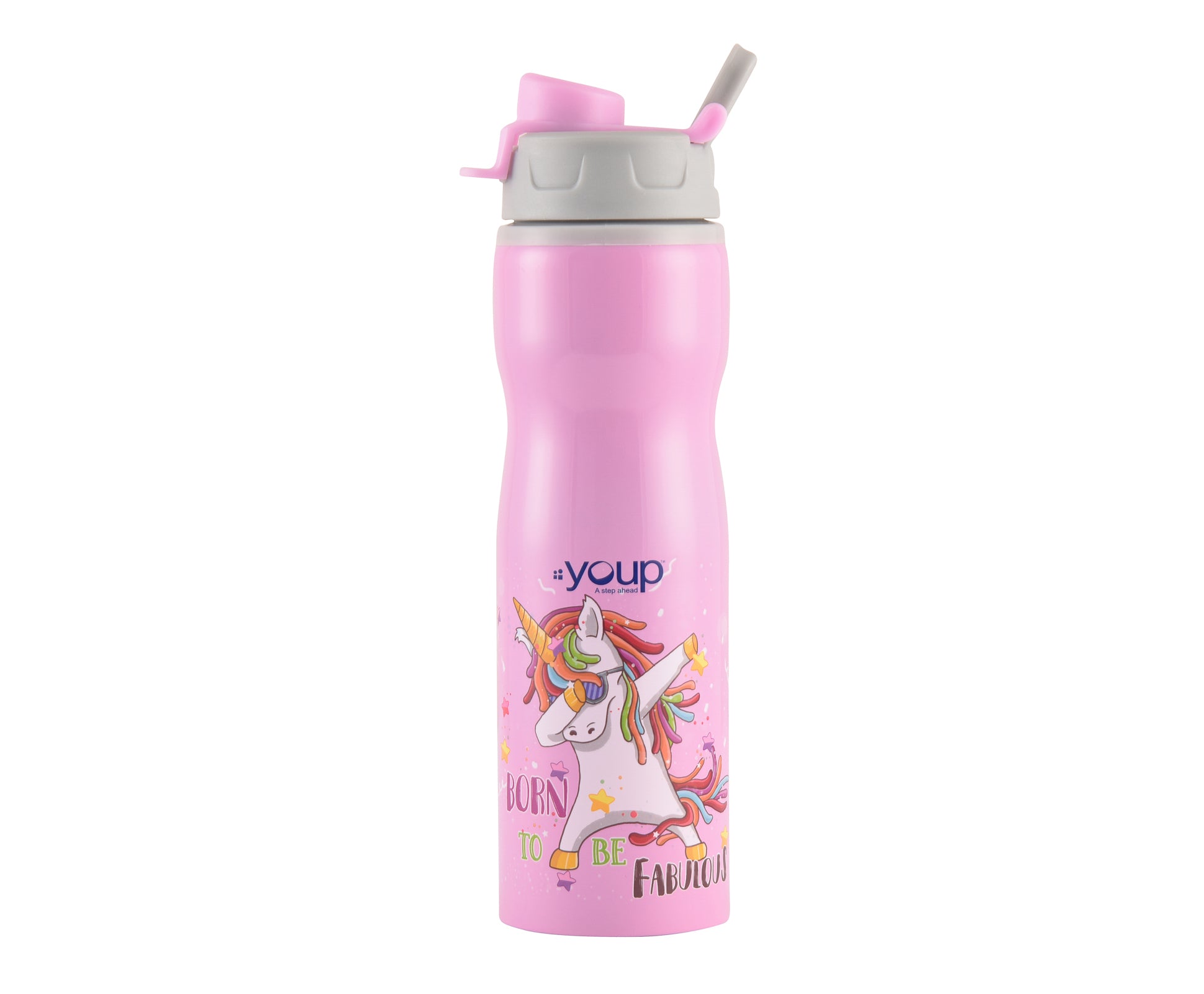Stainless Steel Unicorn Kids Water Bottle - 750 Ml