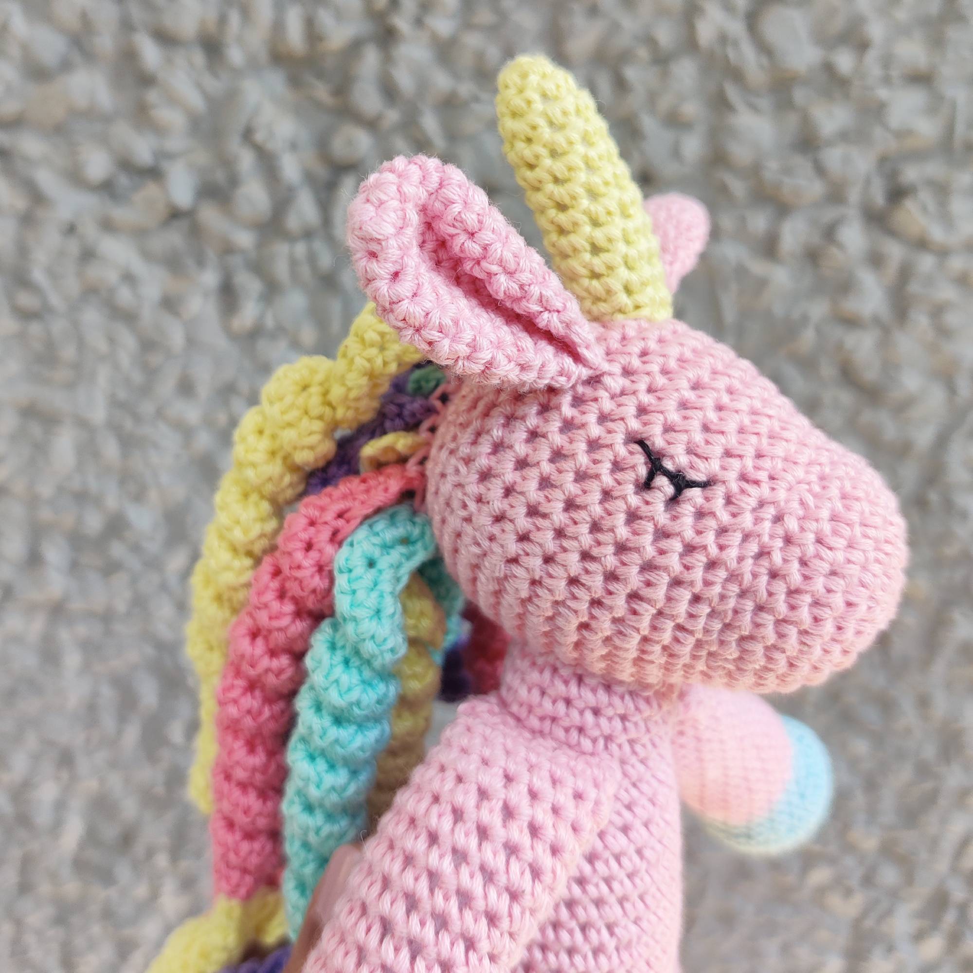 Unicorn Crochet Toy