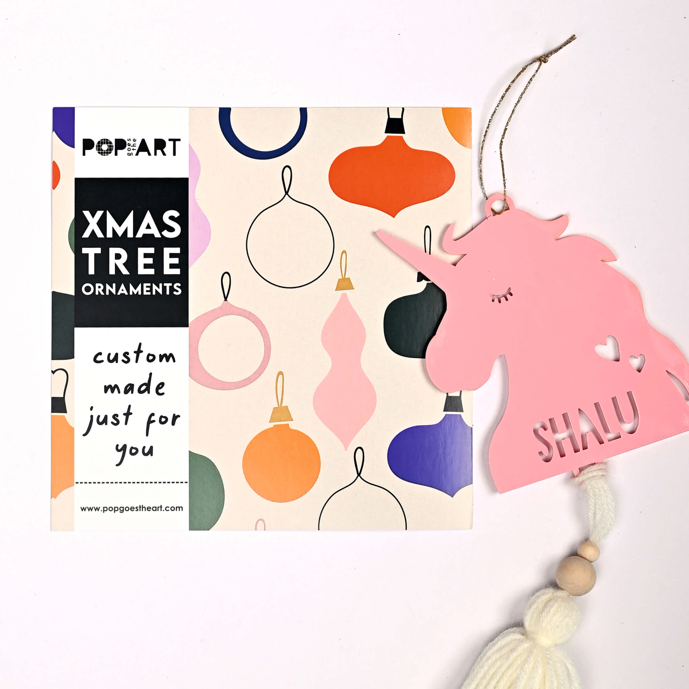 Tassel Ornament - Unicorn