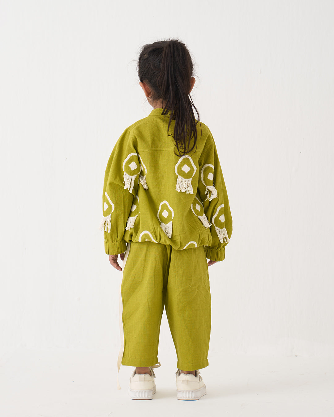 FRINGE BOMBER JACKET CO-ORD SET OF 2