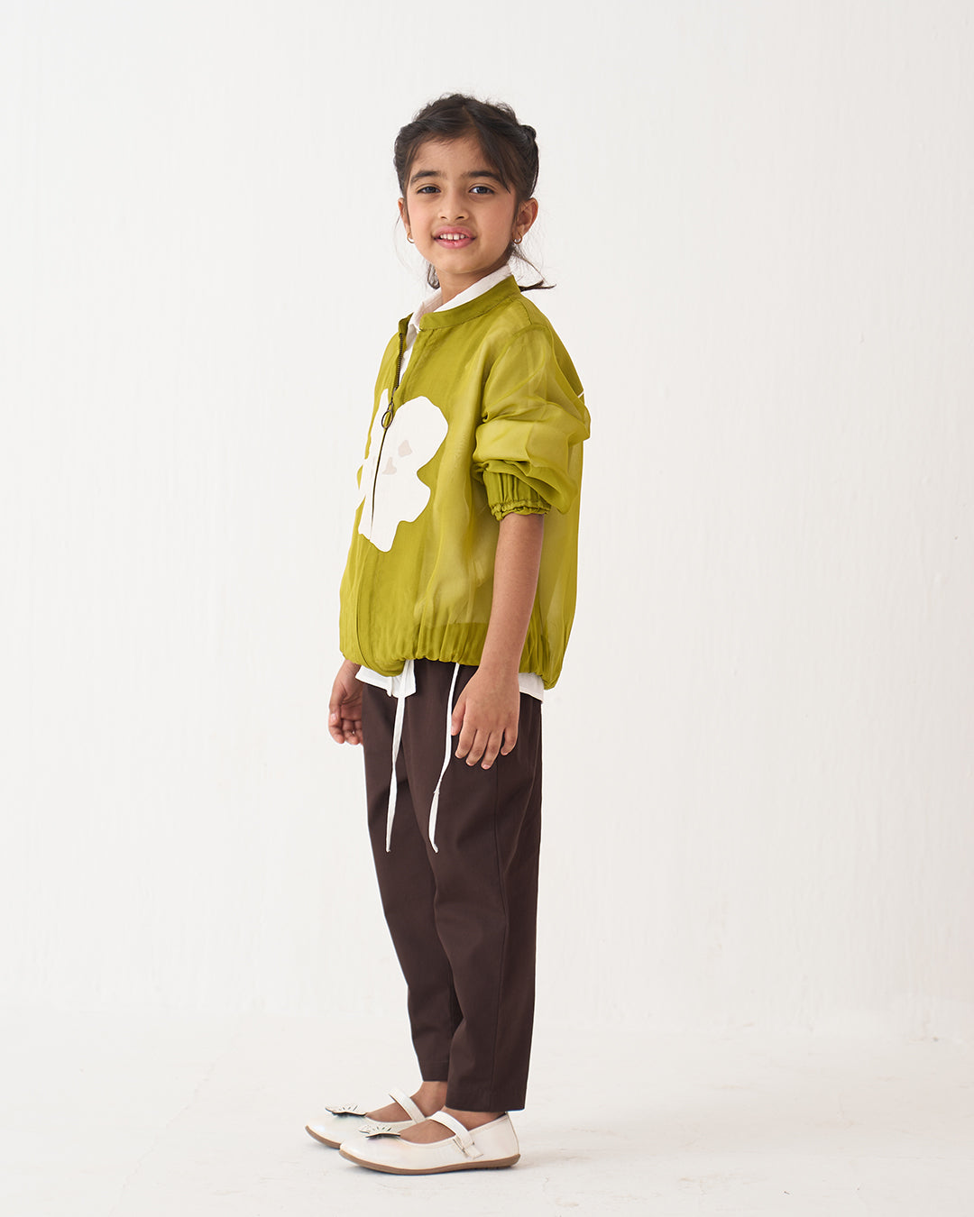 EMB. APPLIQUE BOMBER CO-ORD SET OF 3