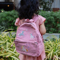 Organic Canvas Backpack |Unicorn - Pink