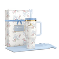 Limited Edition Stanley × Rosa Beaux Blue  - Blushing Bows - 40oz
