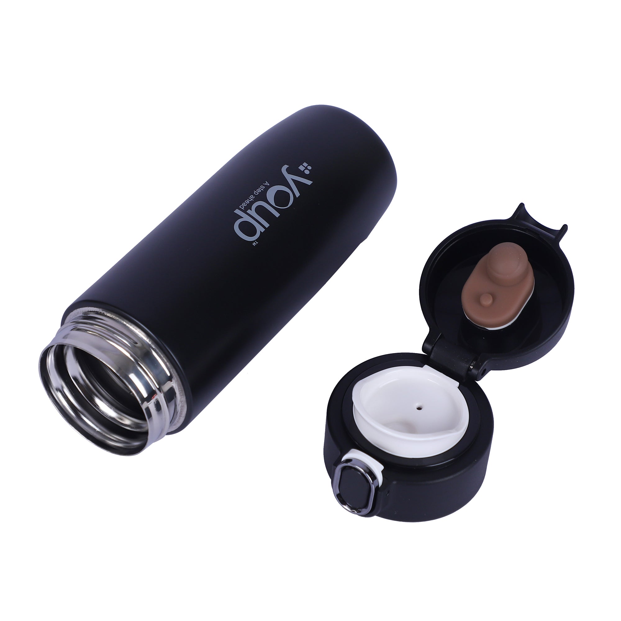 Thermosteel Insulated Double Wall Water Bottle Brisk - 400 Ml