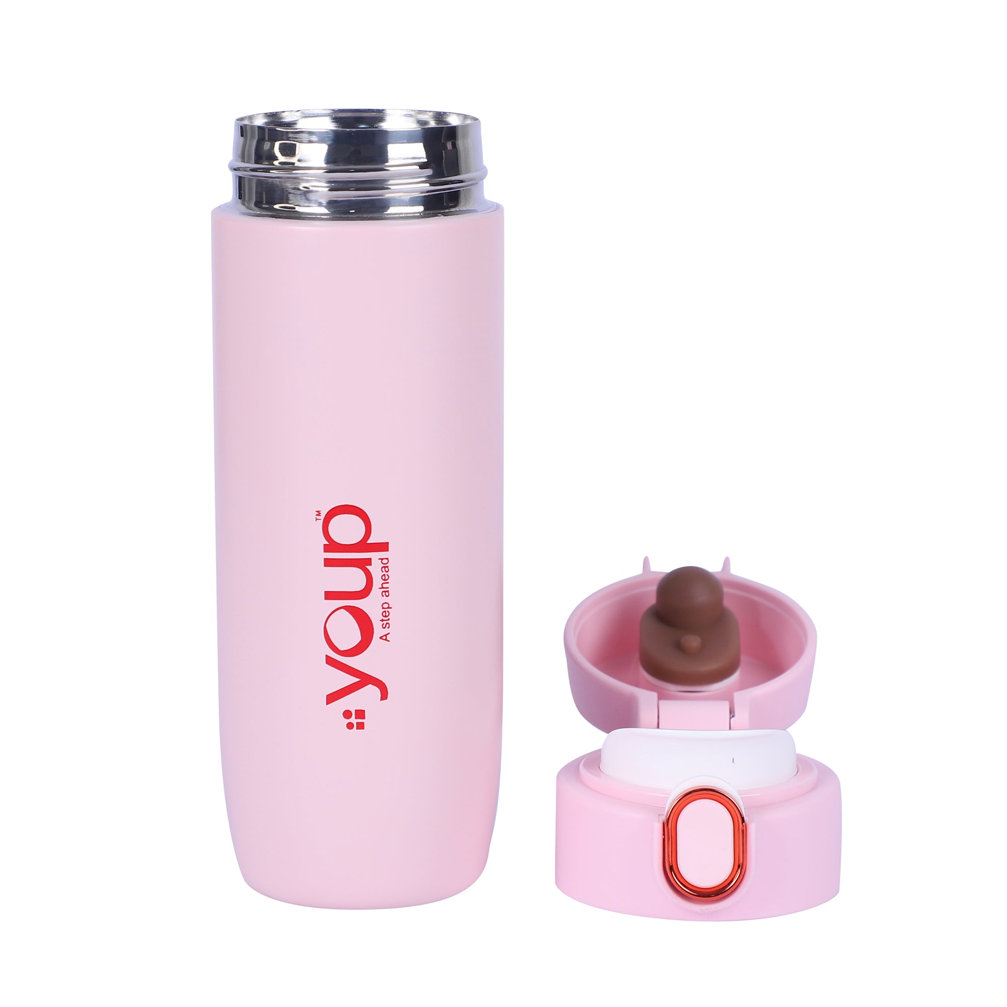 Thermosteel Insulated Double Wall Water Bottle Brisk - 400 Ml