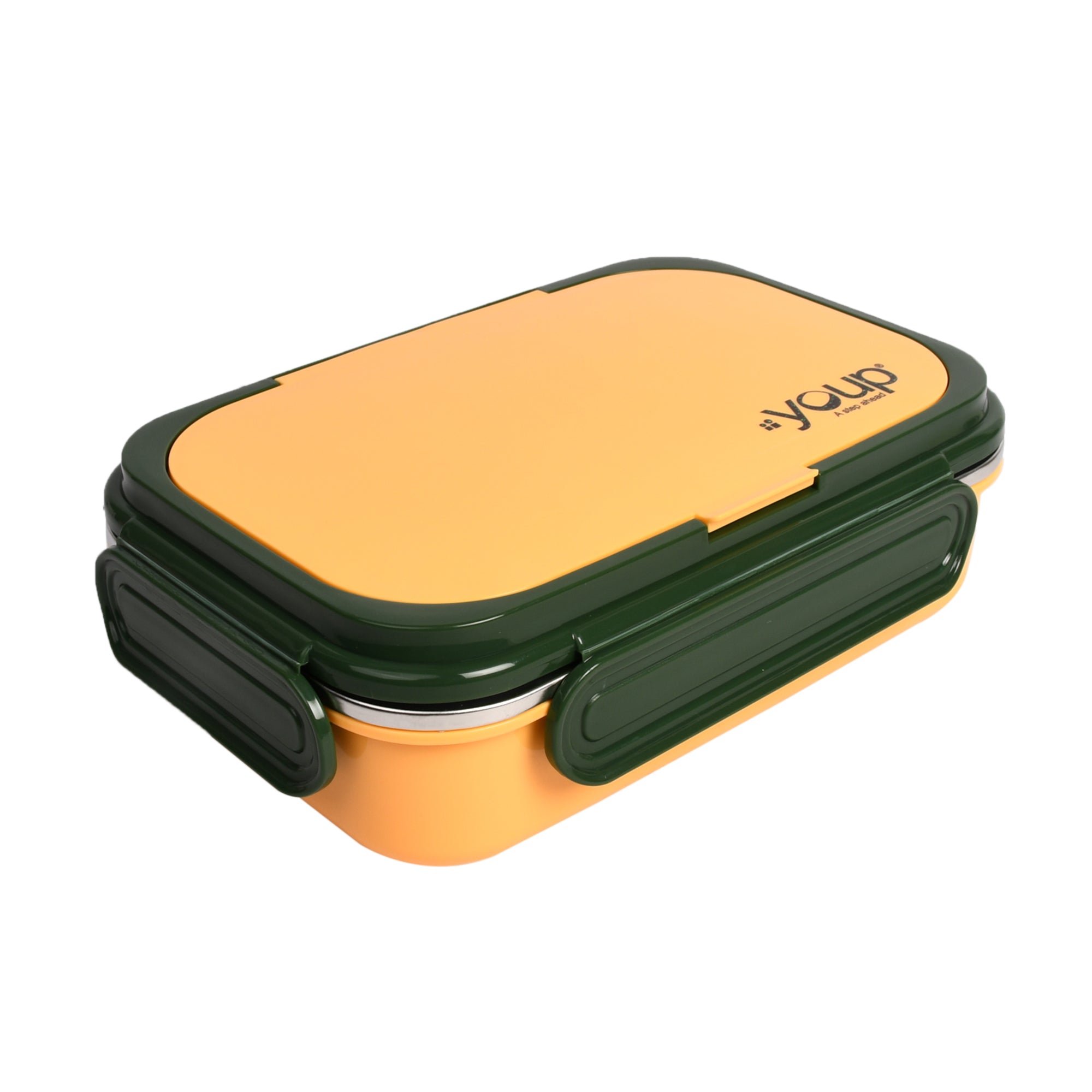Stainless Steel Insulated Lunch Box With Fork, Spoon And Small Container Rolex-850 Ml