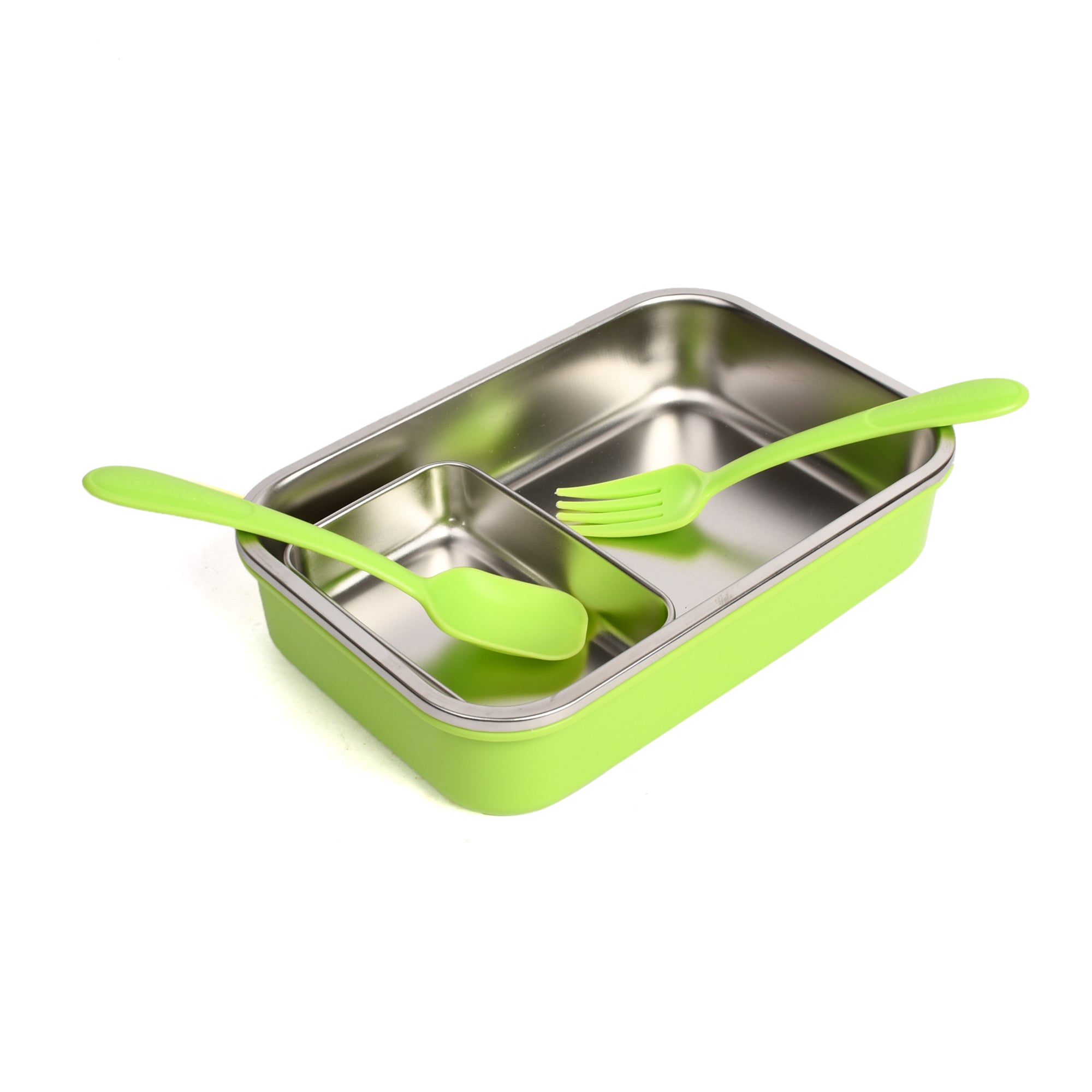 Stainless Steel Insulated Lunch Box With Fork, Spoon And Small Container Rolex-850 Ml