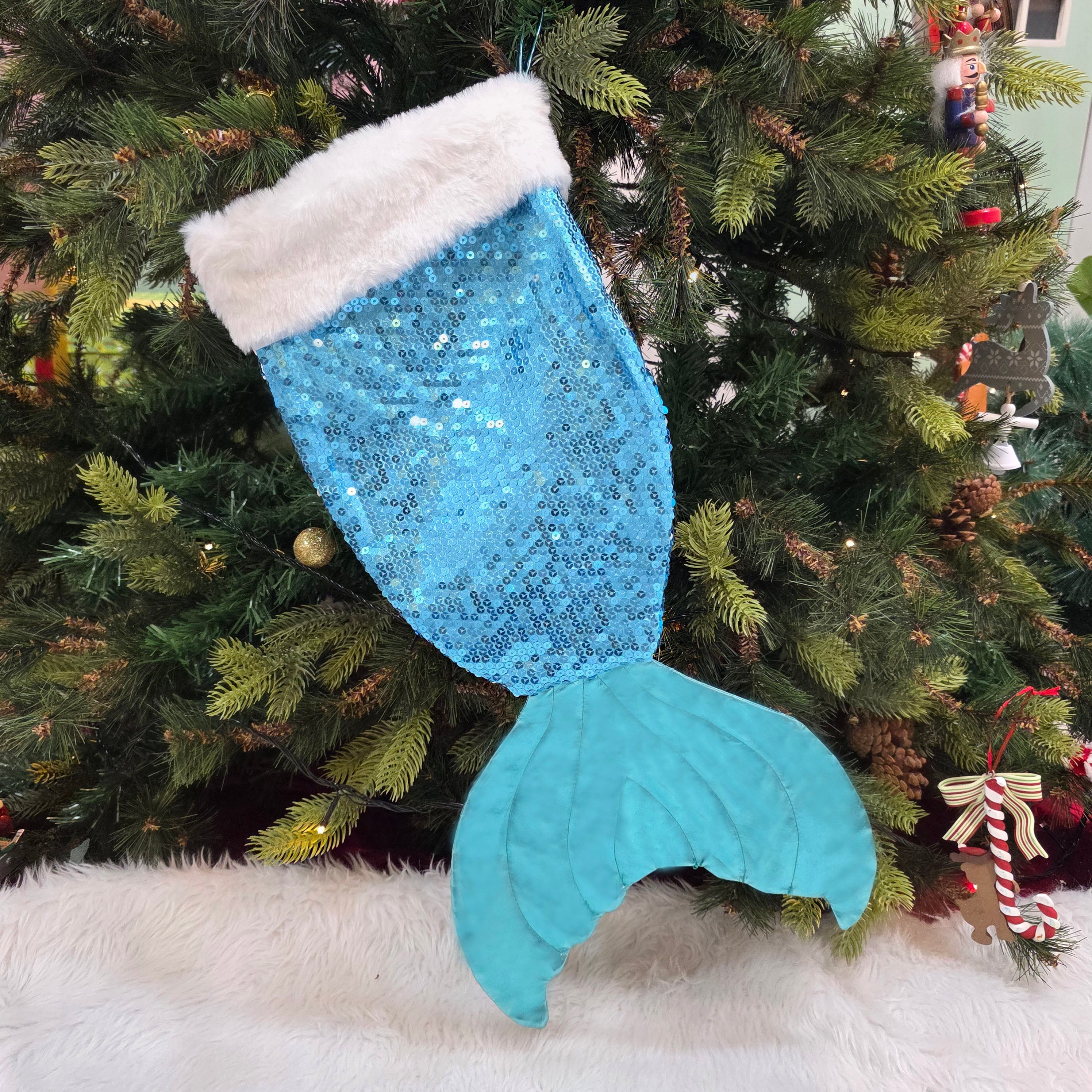 Magical Mermaid Stockings- Aqua