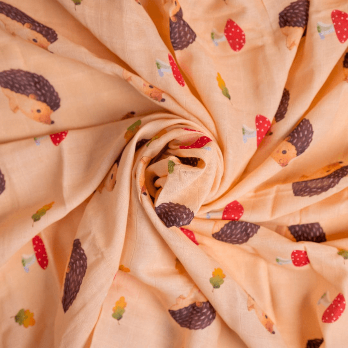 Hedgehog and Hearts - Swaddle - Totdot
