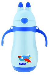 Insulated kids sipper bottle with handle WIGGLY - 350 ml Stainless steel - Totdot