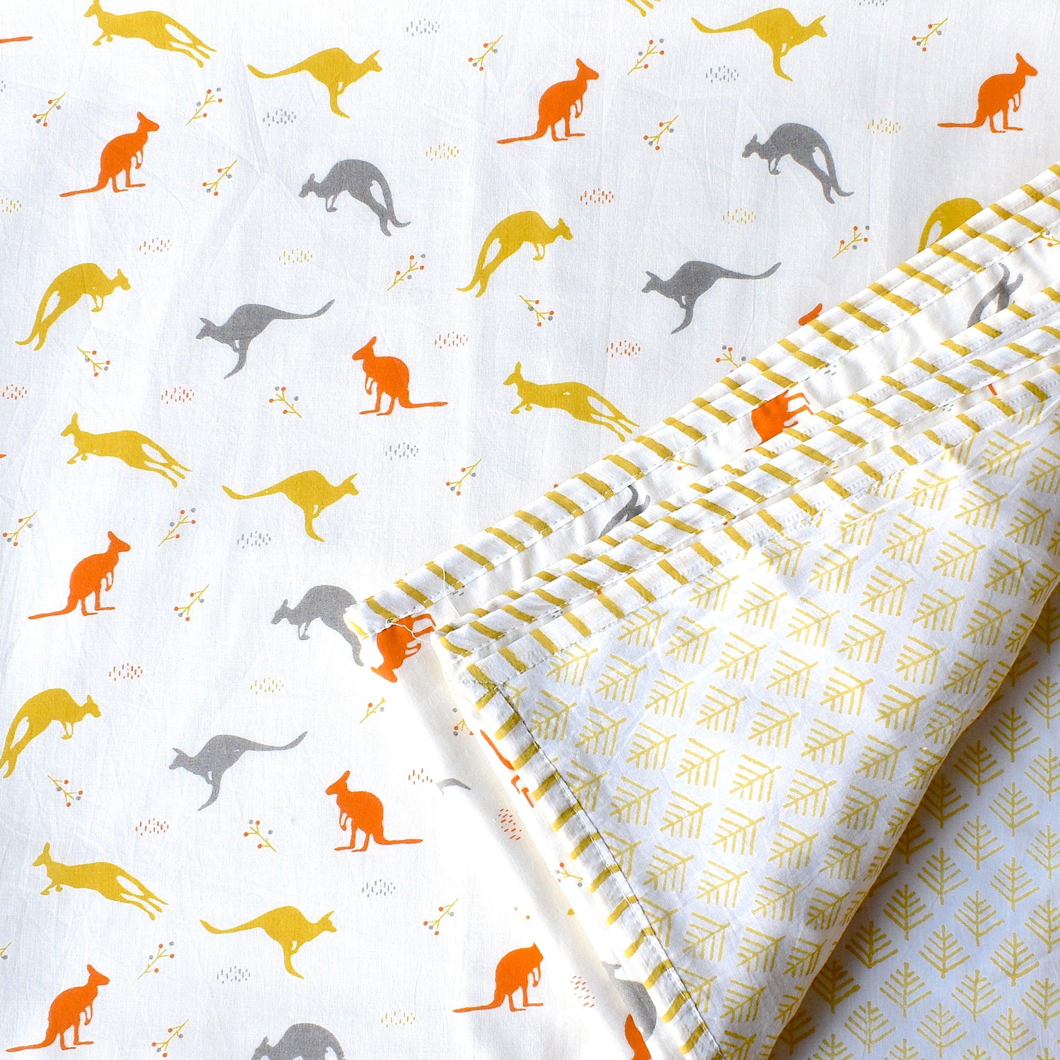 Kangaroo - Reversible Dohar - Totdot