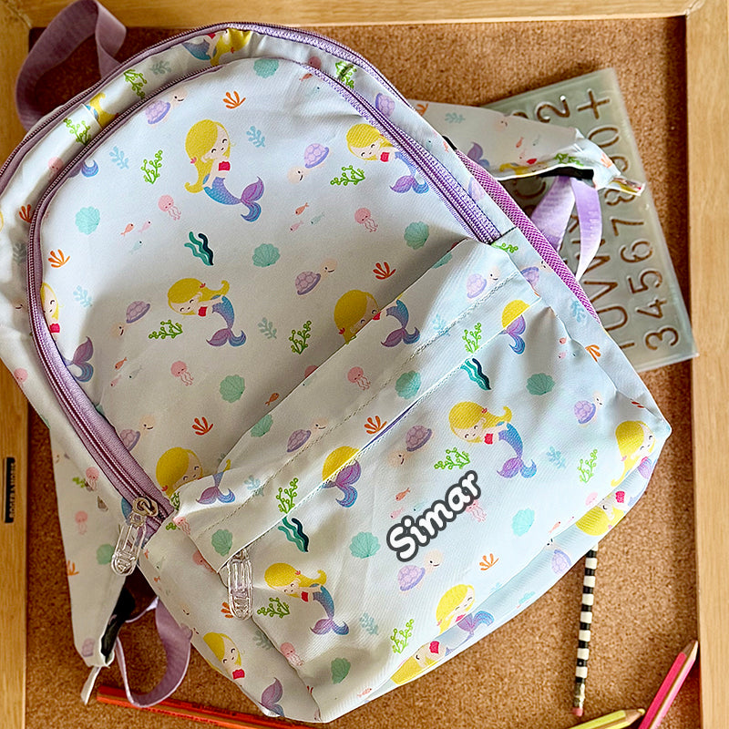 Printed Backpack