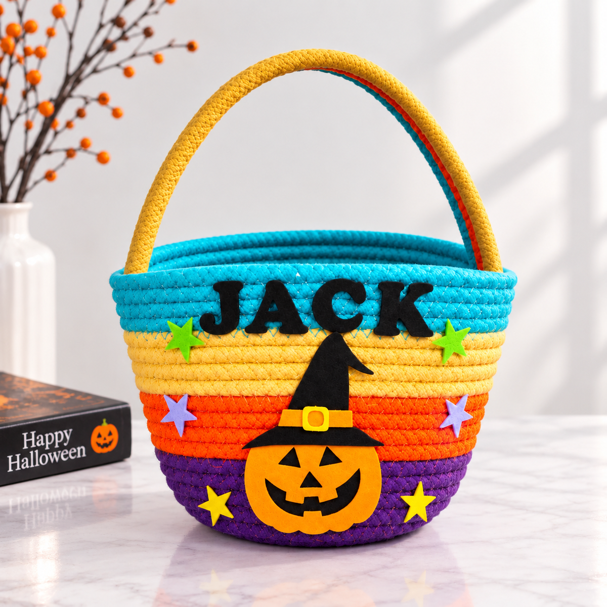 Personalised Pumpkin Magic Treat Basket