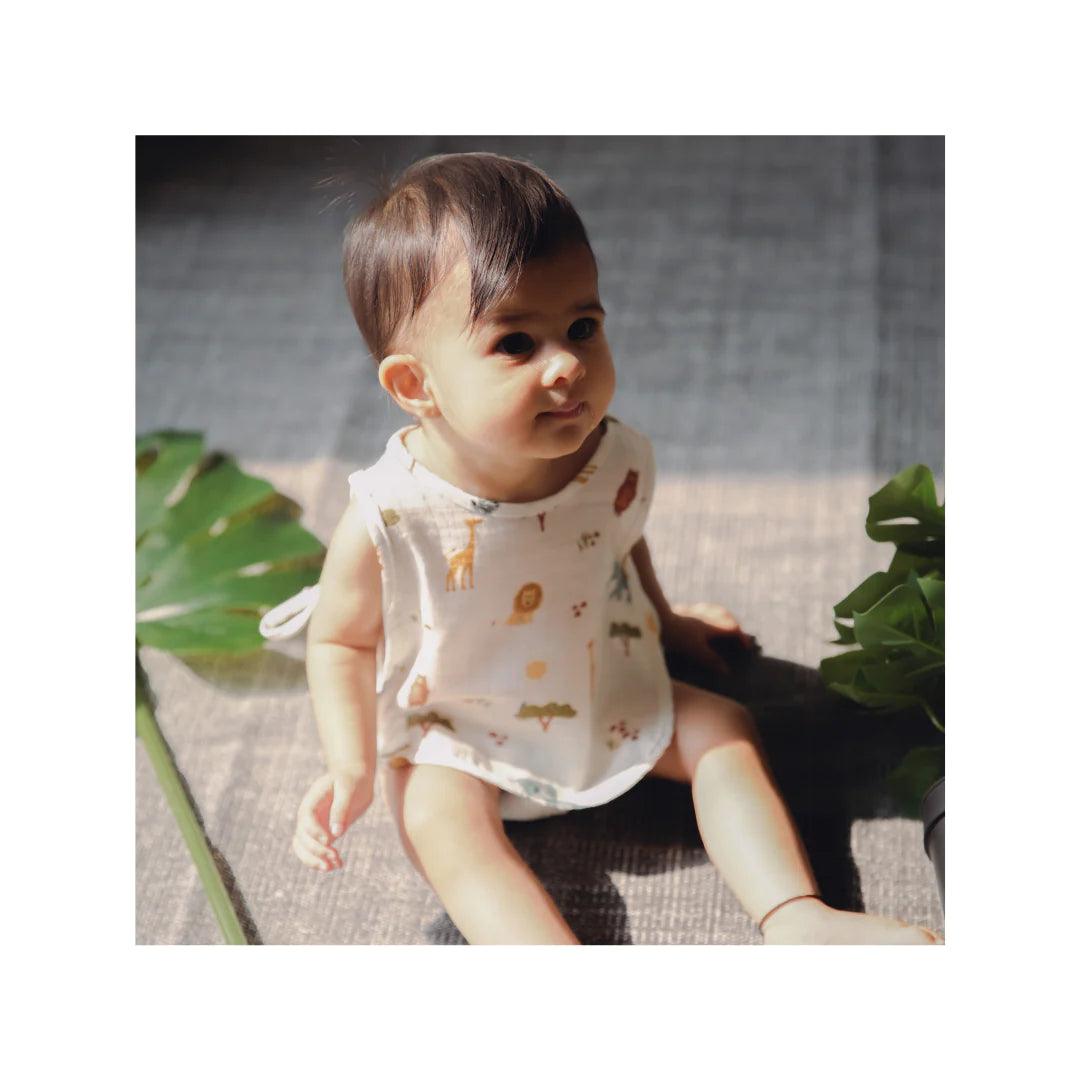 Organic Muslin Jhabla (Set of 3) - Totdot