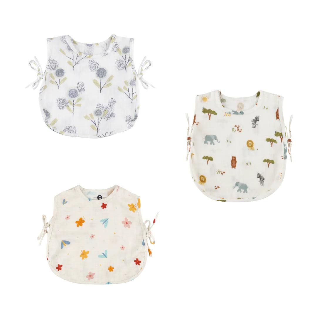 Organic Muslin Jhabla (Set of 3) - Totdot