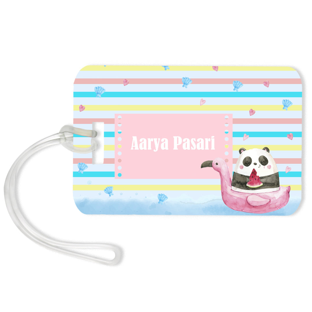 Panda Luggage Tag