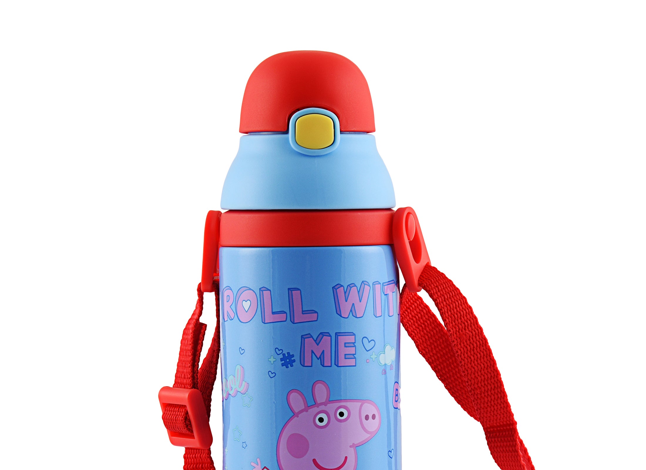 Stainless Steel Peppa Pig Kids Sipper Bottle Logan - 500 Ml